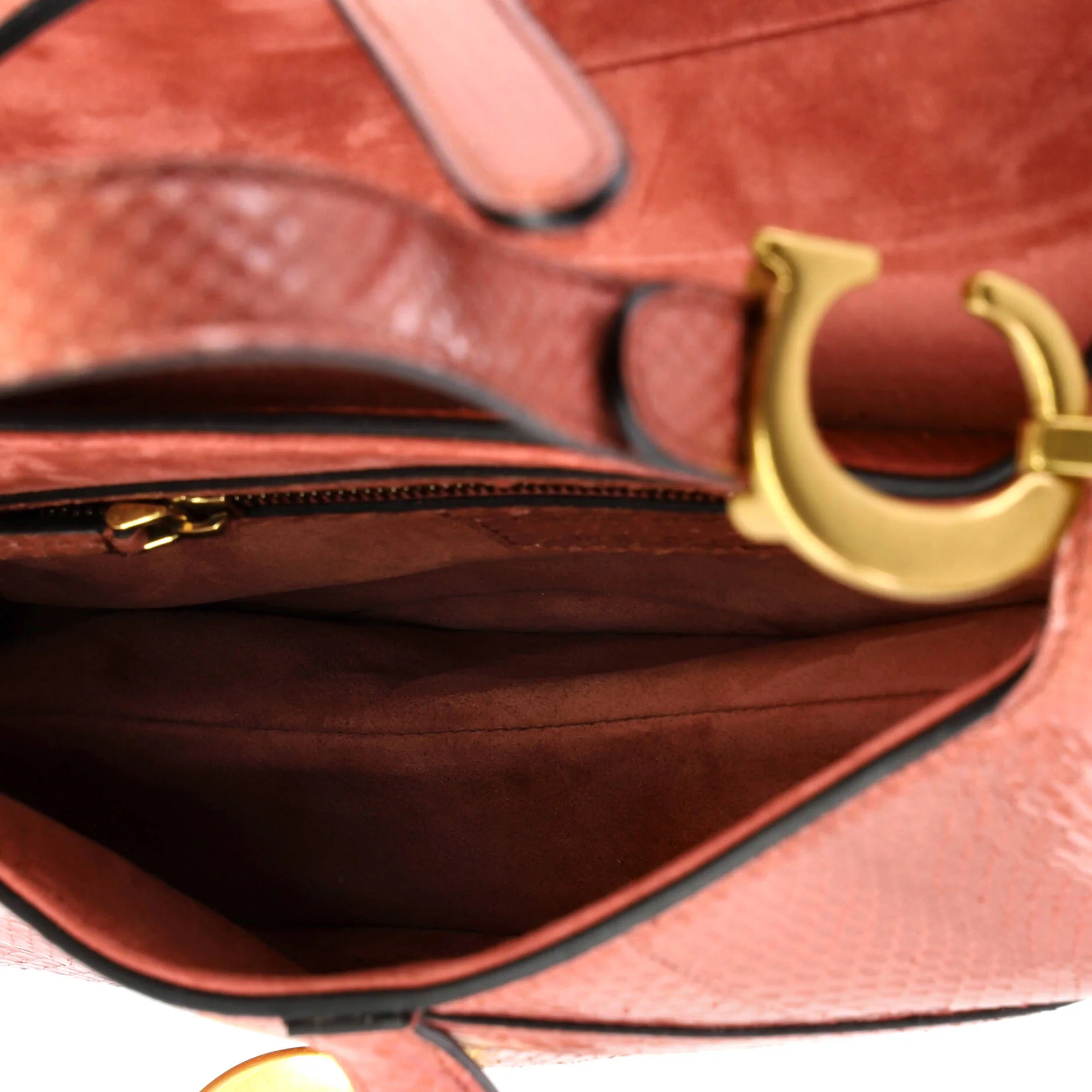 Saddle Handbag Python Medium - Image 5