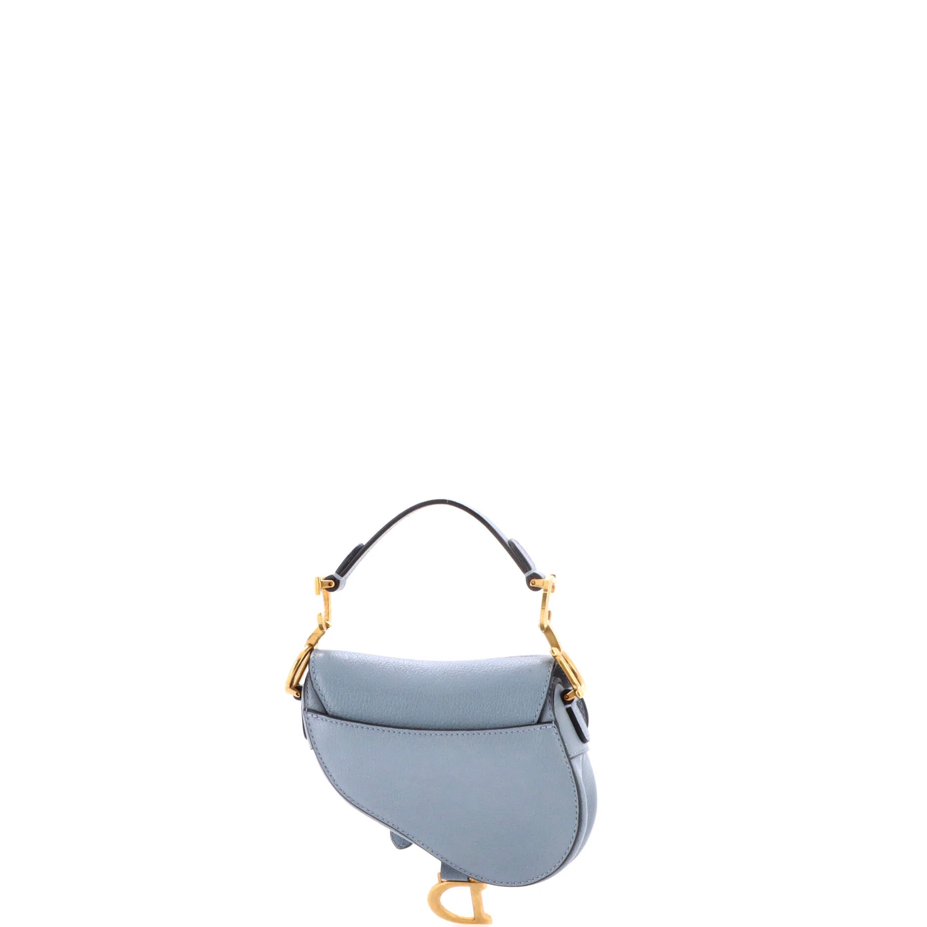 Saddle Handbag with Strap Leather Micro - Image 3