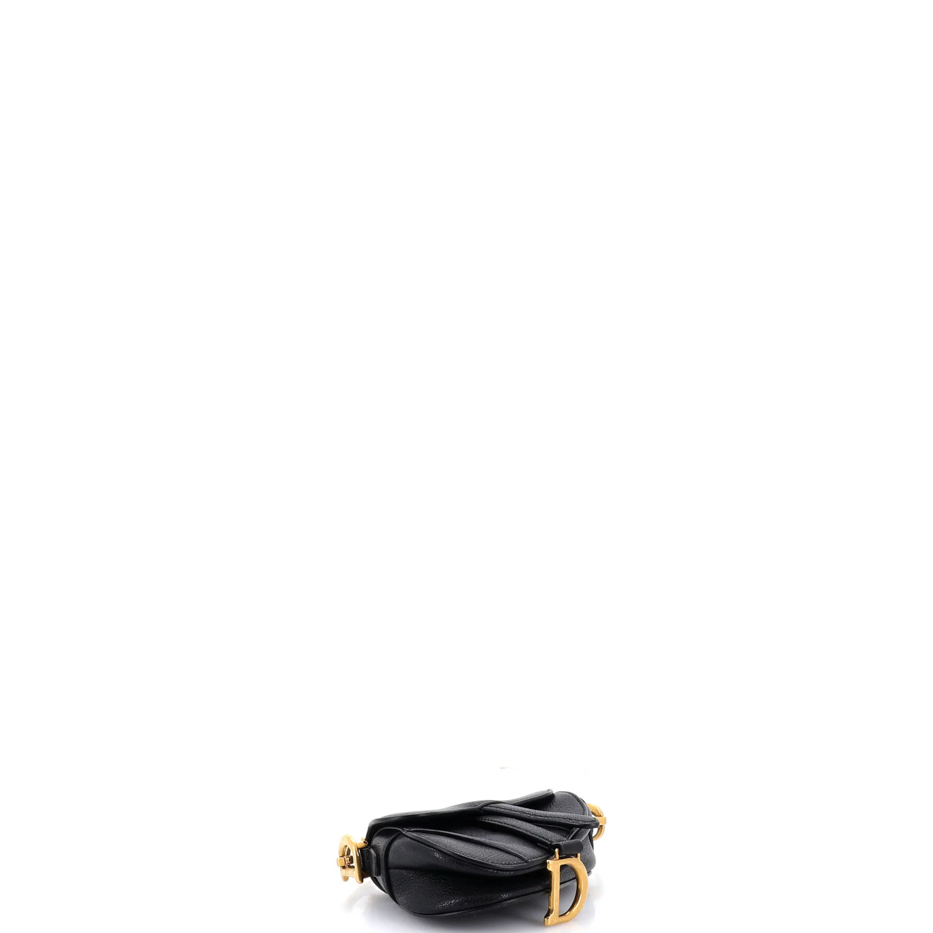 Saddle Handbag with Strap Leather Micro - Image 4