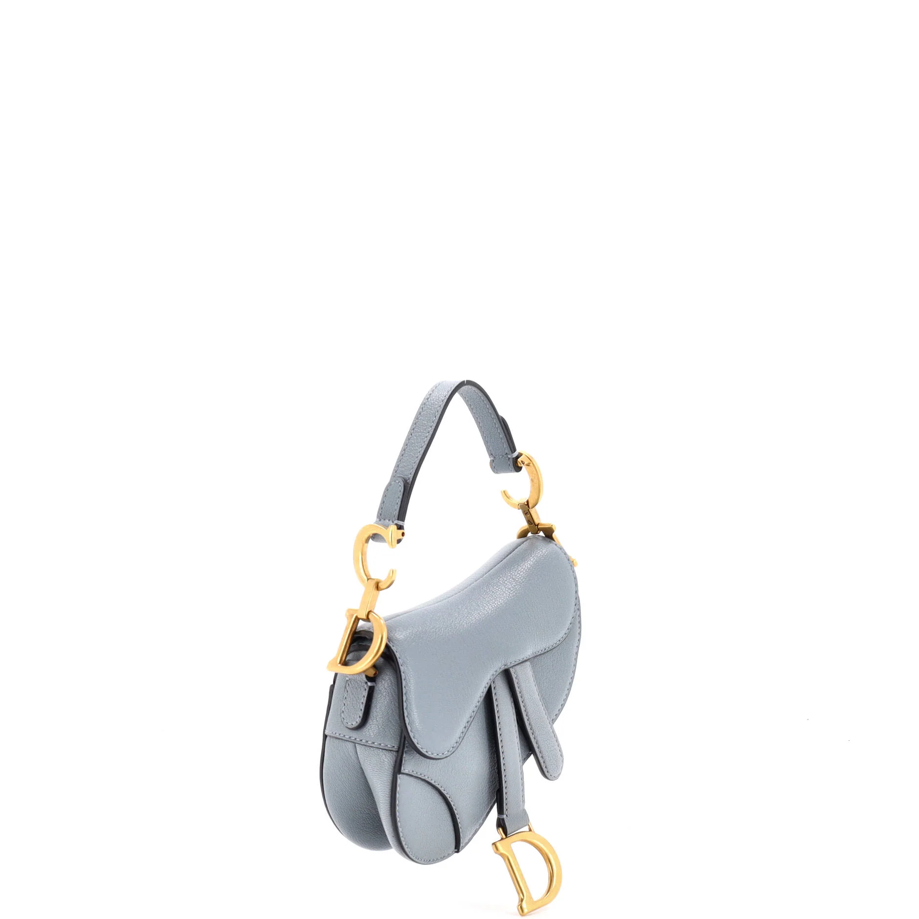Saddle Handbag with Strap Leather Micro - Image 2