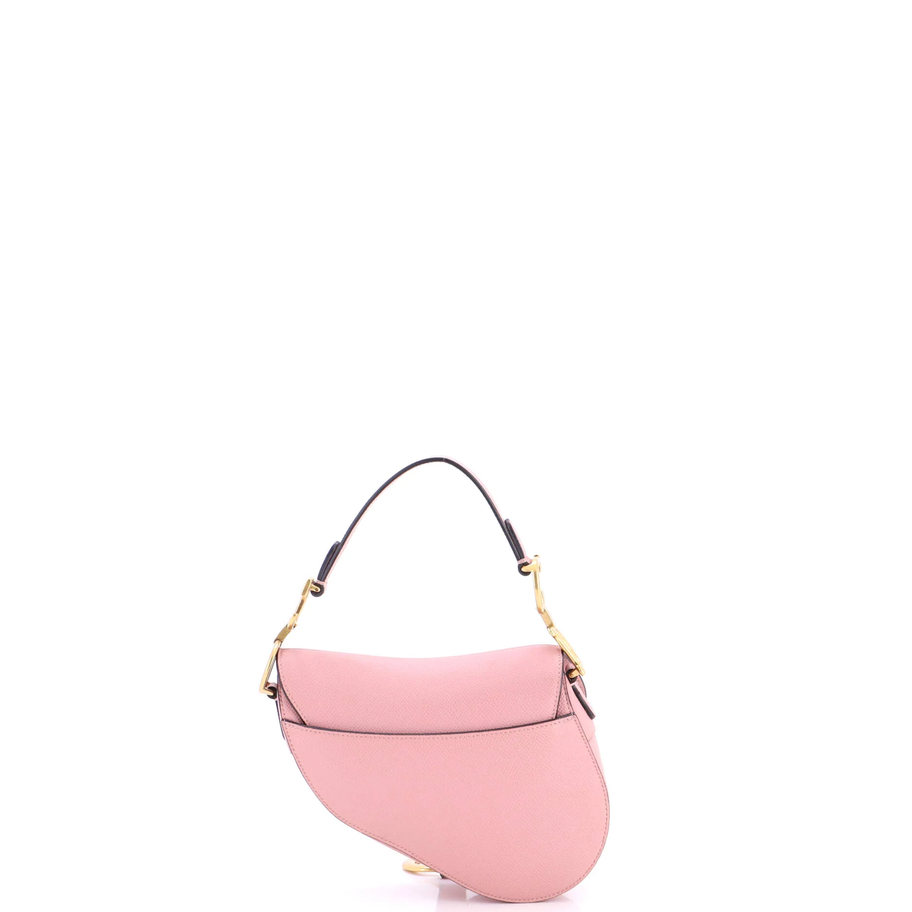 Saddle Handbag with Strap Leather Mini - Image 3