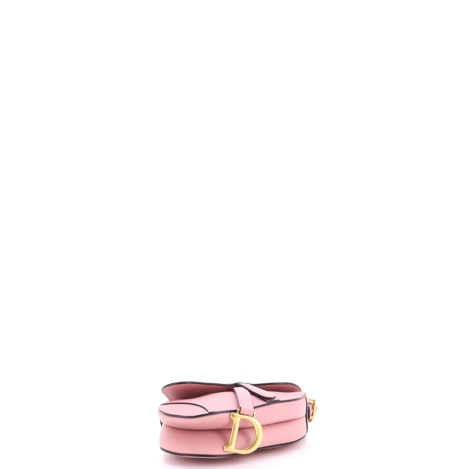 Saddle Handbag with Strap Leather Mini - Image 4