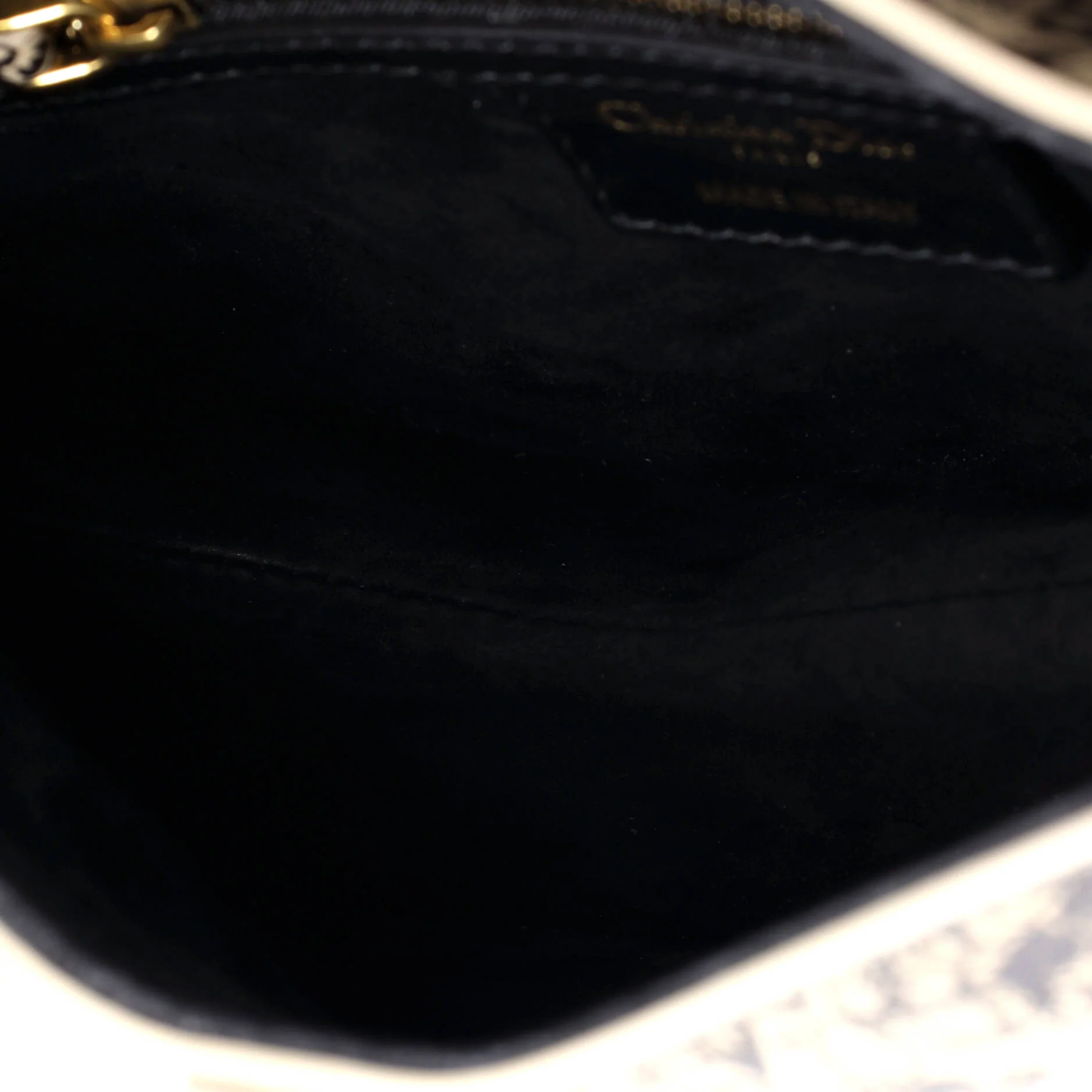 Saddle Handbag with Strap Printed Leather Medium - Image 5
