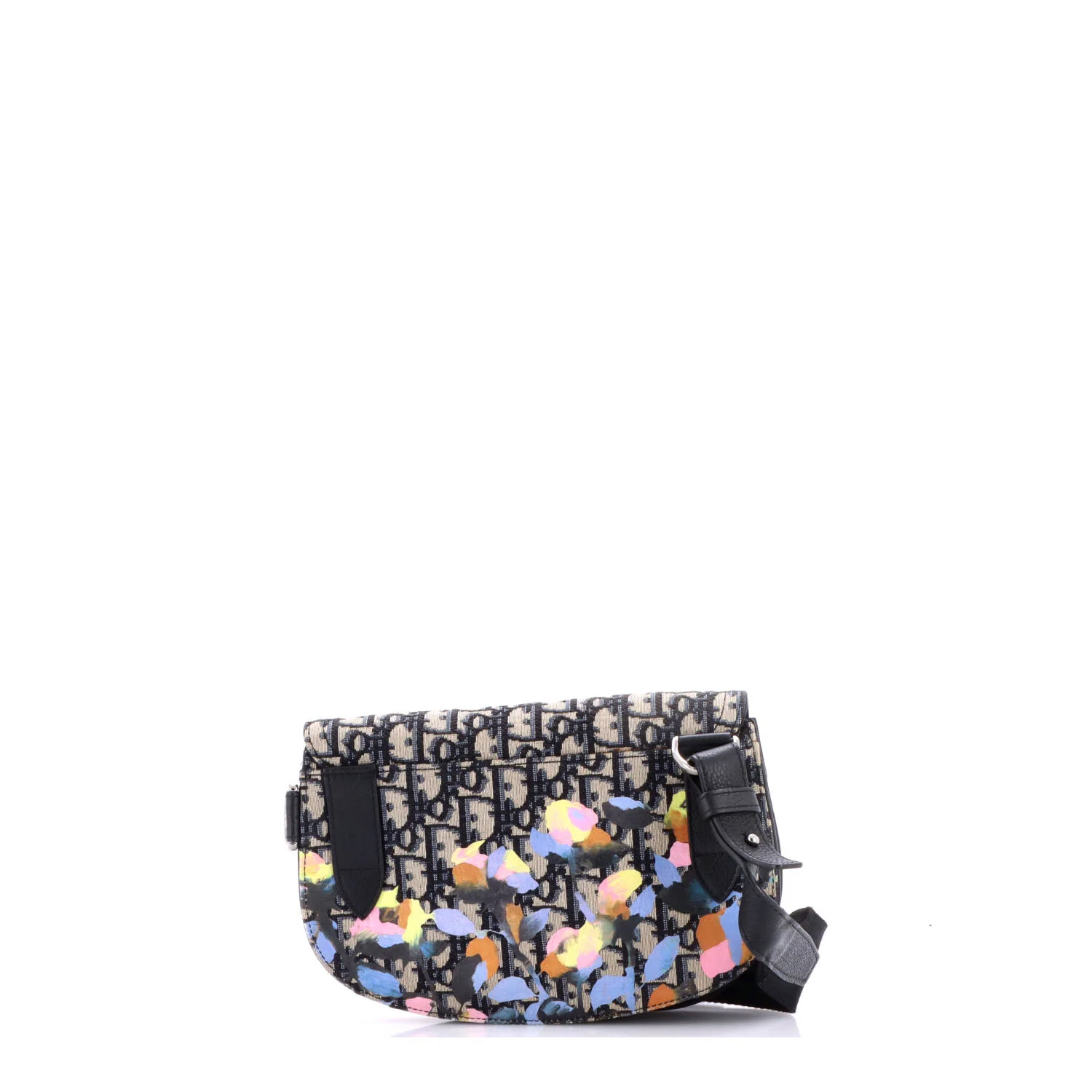 Saddle Messenger Pouch Alex Foxton Floral Oblique Canvas - Image 3