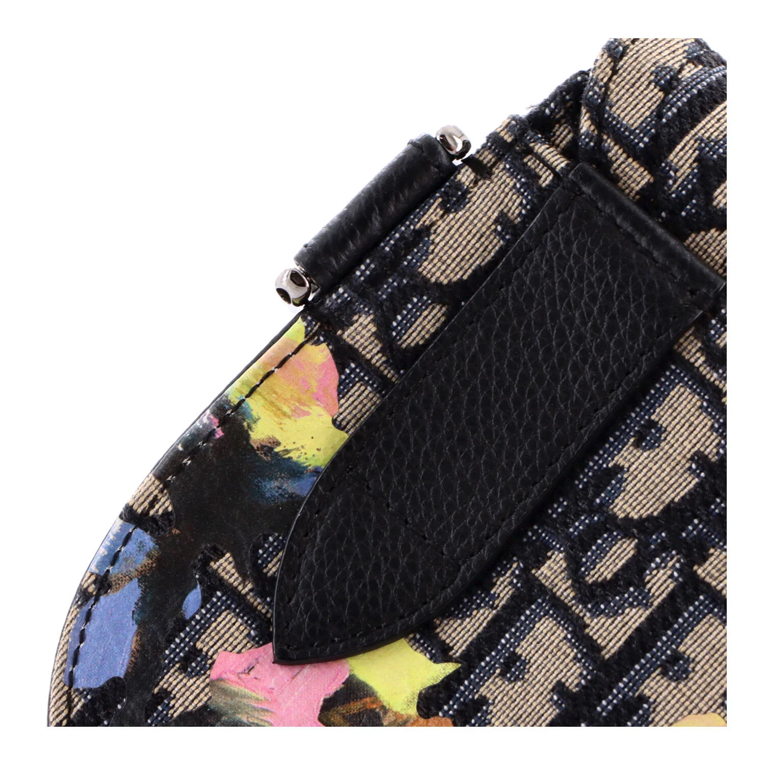 Saddle Messenger Pouch Alex Foxton Floral Oblique Canvas - Image 6