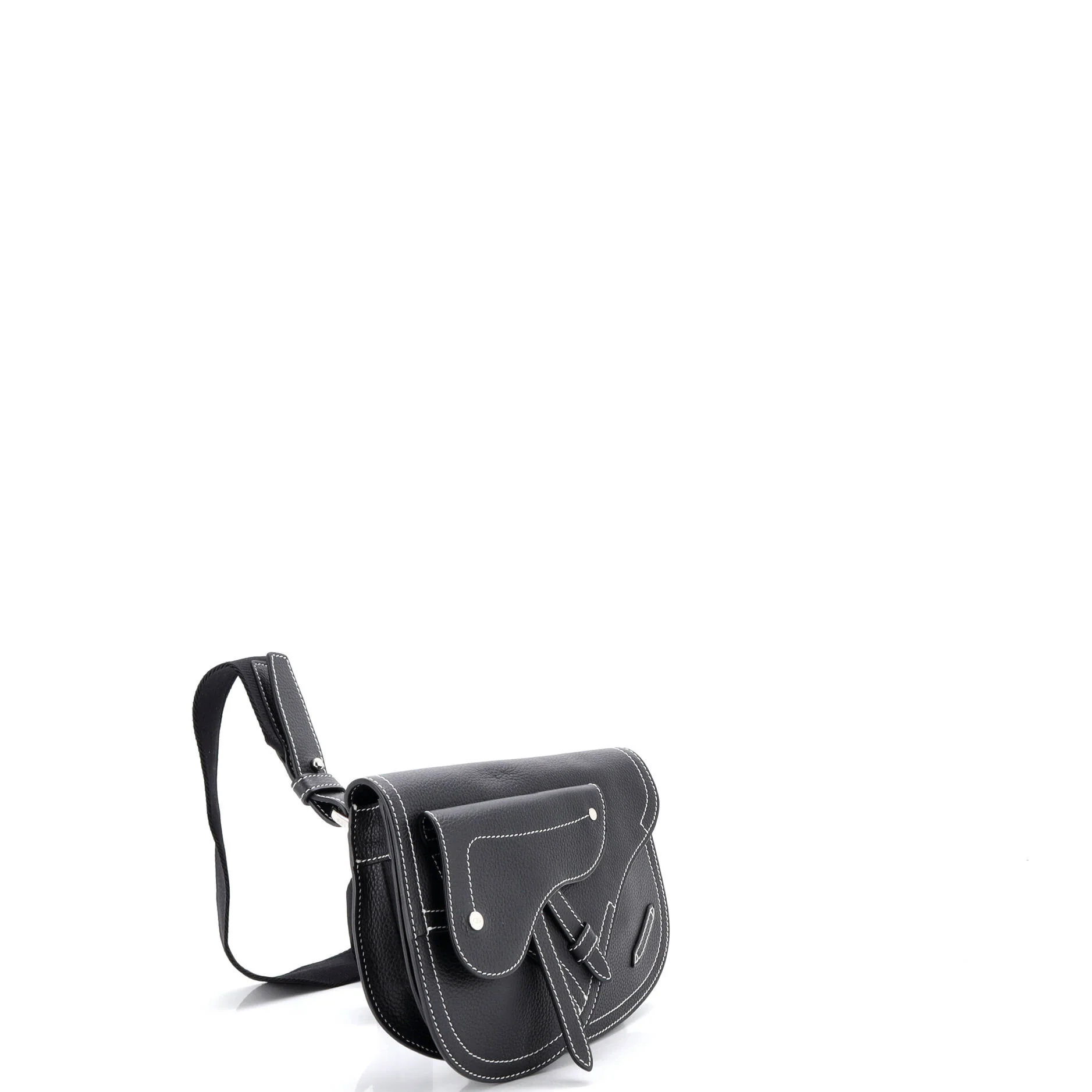 Saddle Messenger Pouch Leather - Image 2