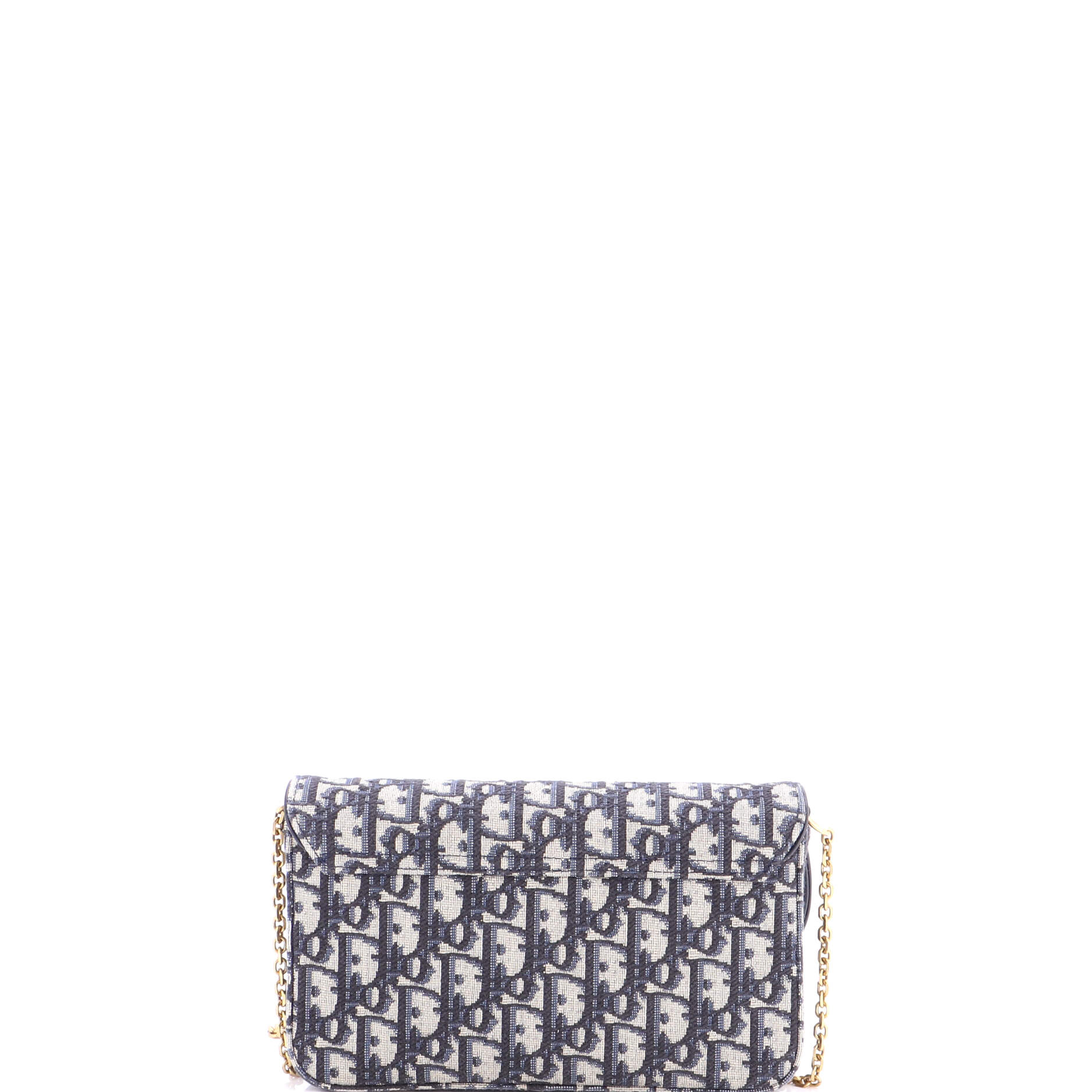 Saddle Pouch Wallet on Chain Oblique Canvas - Image 3