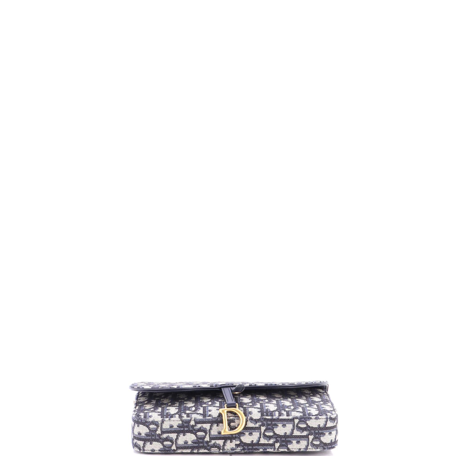 Saddle Pouch Wallet on Chain Oblique Canvas - Image 4