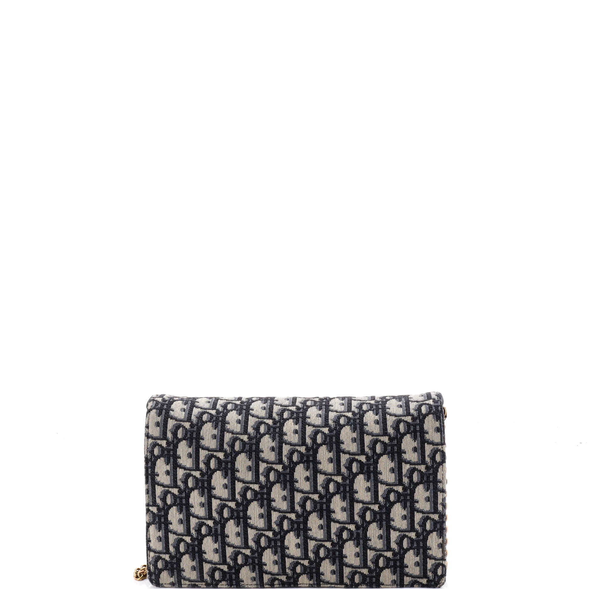 Saddle Pouch Wallet on Chain Oblique Canvas - Image 3