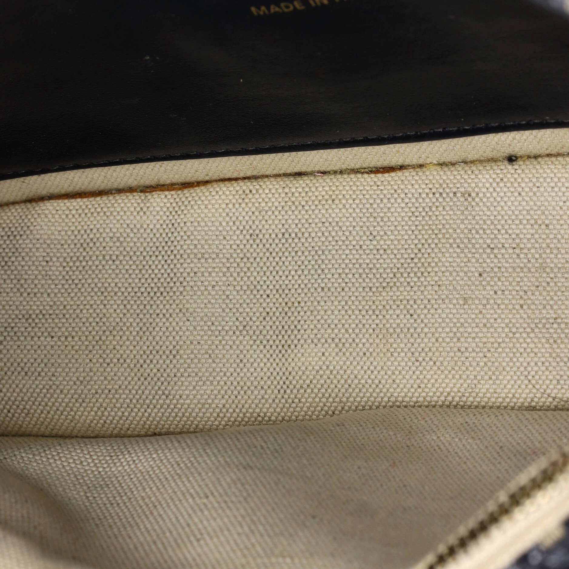 Saddle Pouch Wallet on Chain Oblique Canvas - Image 5