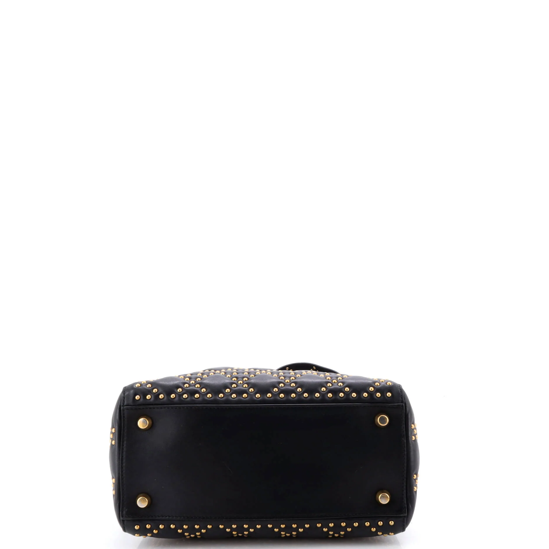 Supple Lady Dior Bag Cannage Studded Lambskin Medium - Image 4