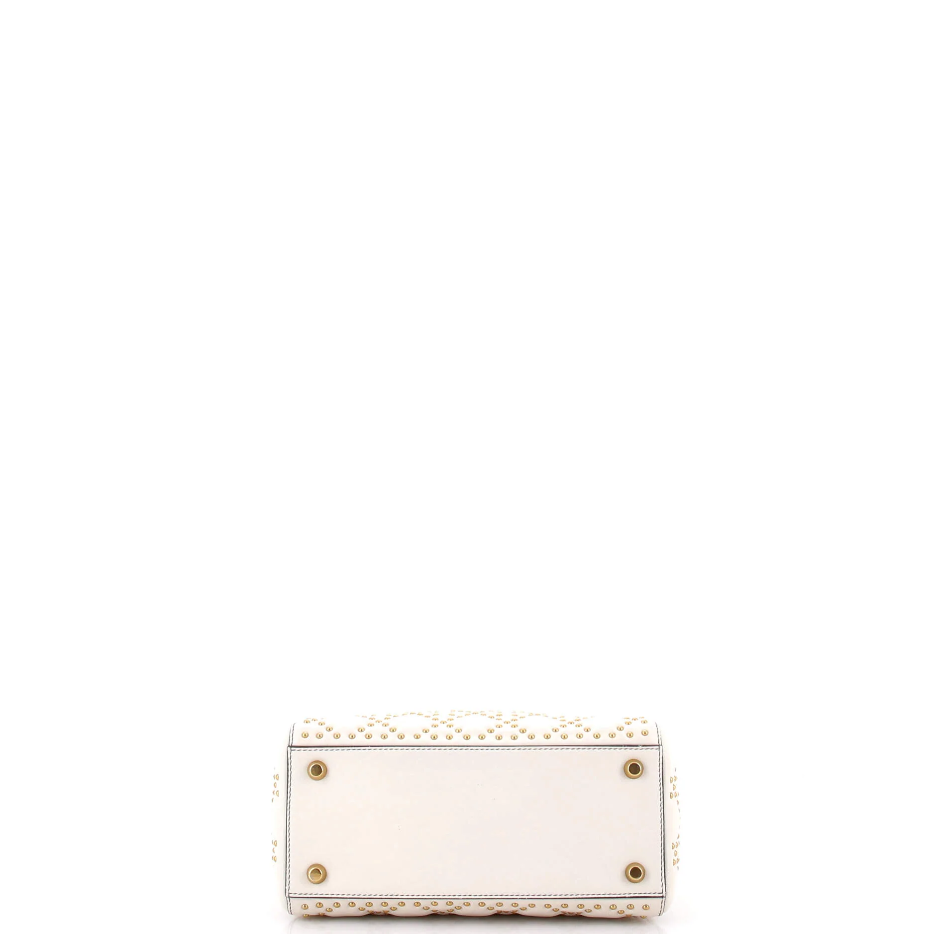 Supple Lady Dior Bag Cannage Studded Lambskin Medium - Image 4