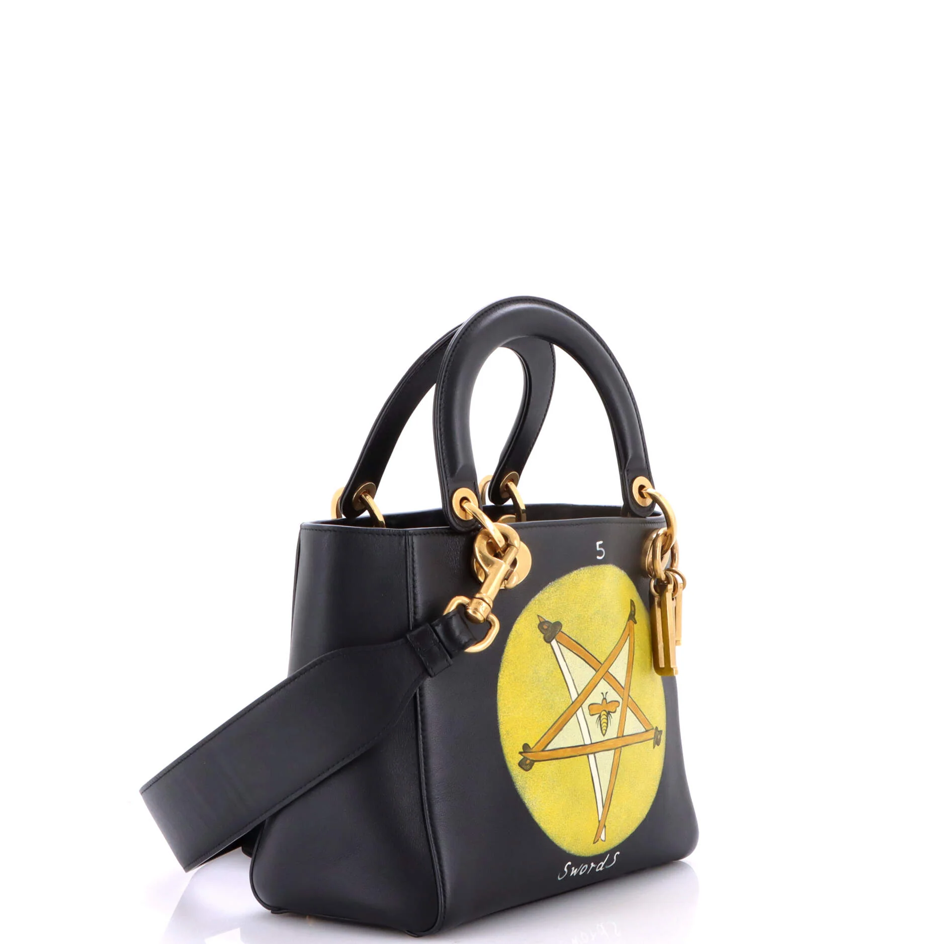 Supple Lady Dior Bag Limited Edition Niki de Saint Phalle Printed Leather Medium - Image 2