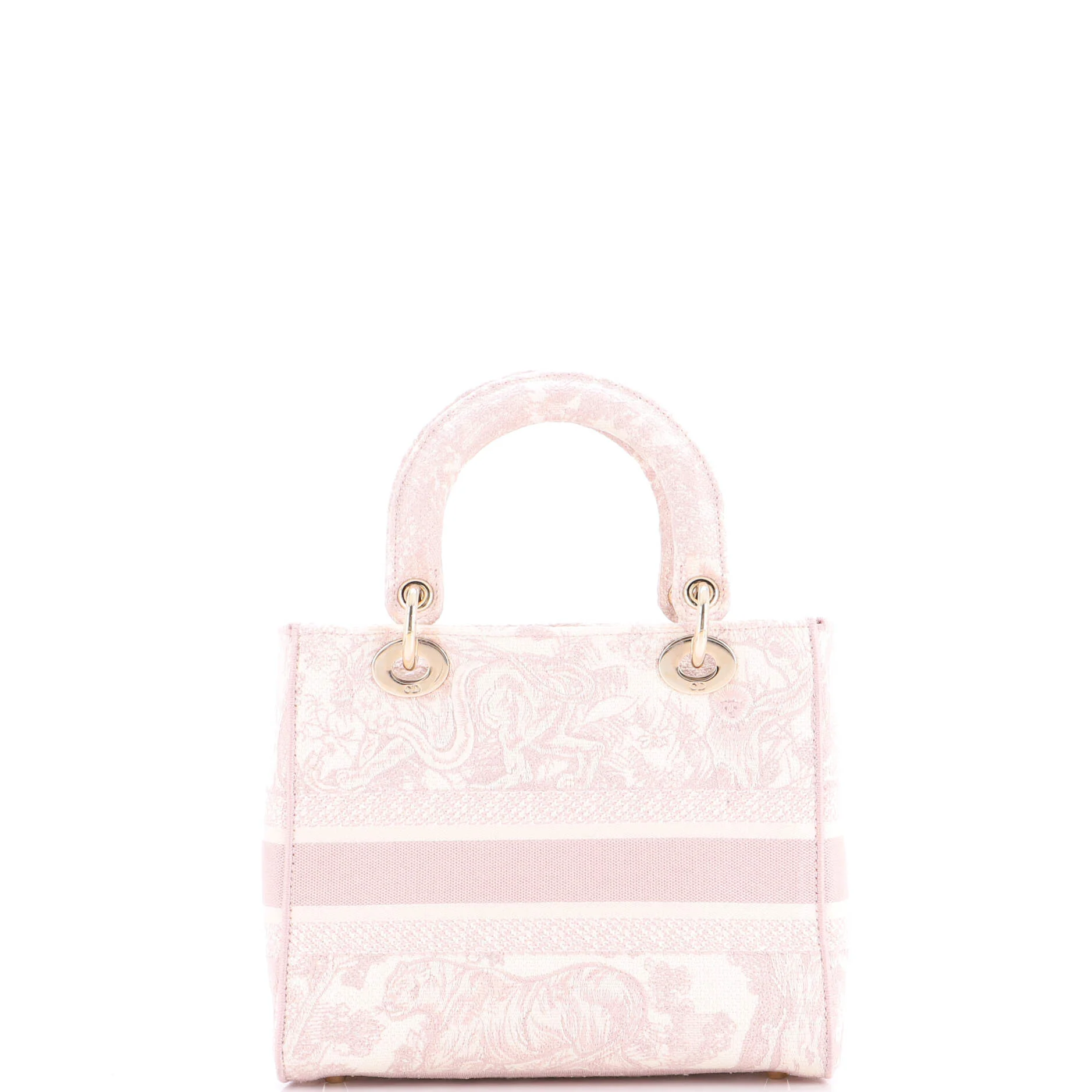 Toile de Jouy Lady D-Lite Bag Embroidered Canvas - Image 3