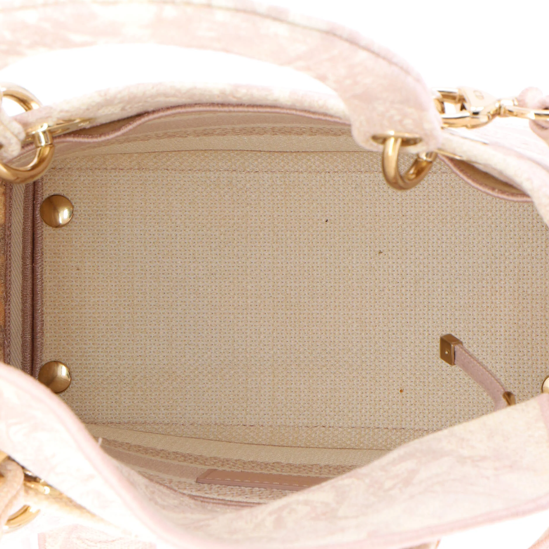 Toile de Jouy Lady D-Lite Bag Embroidered Canvas - Image 5