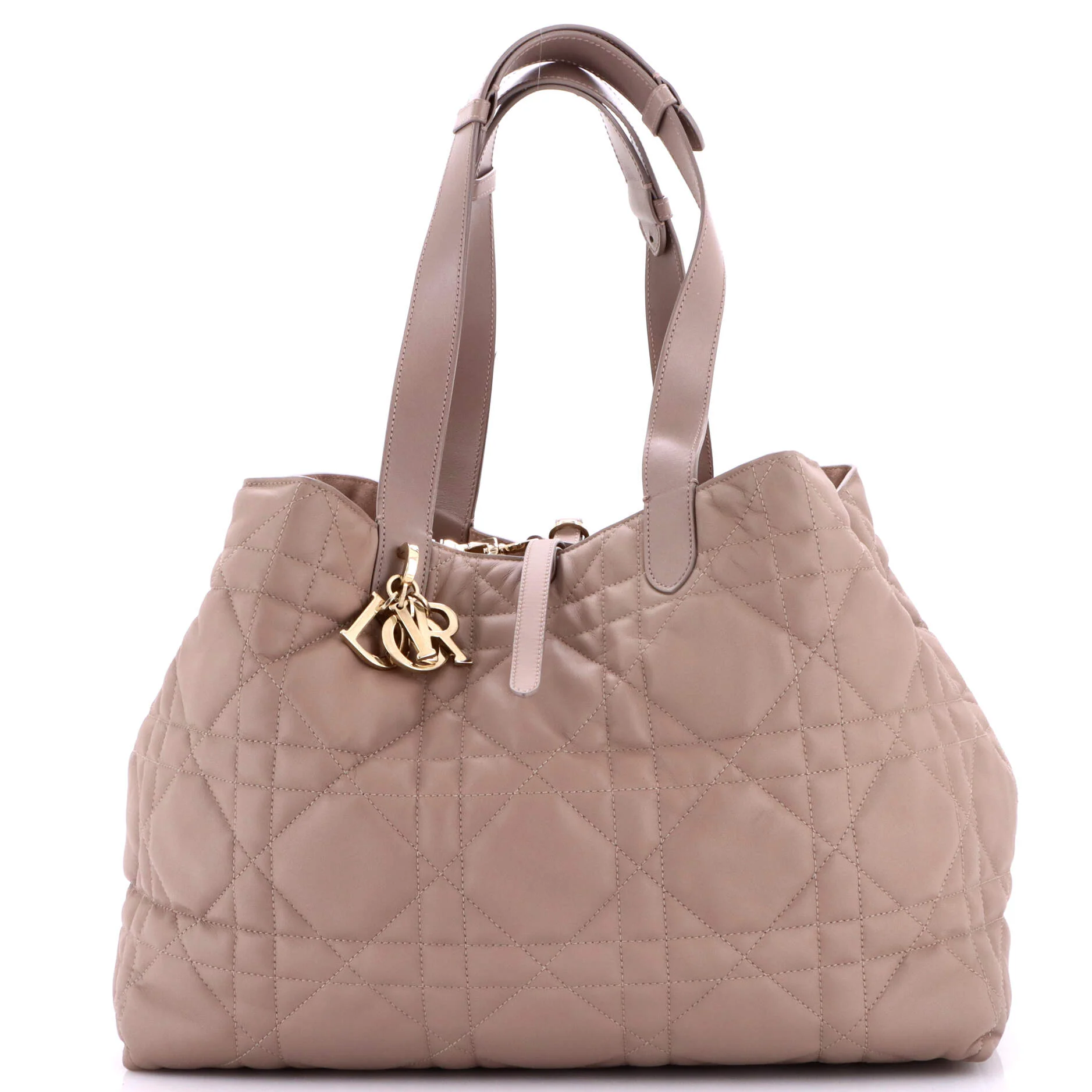 Toujours Tote Bag Macrocannage Quilt Calfskin Large