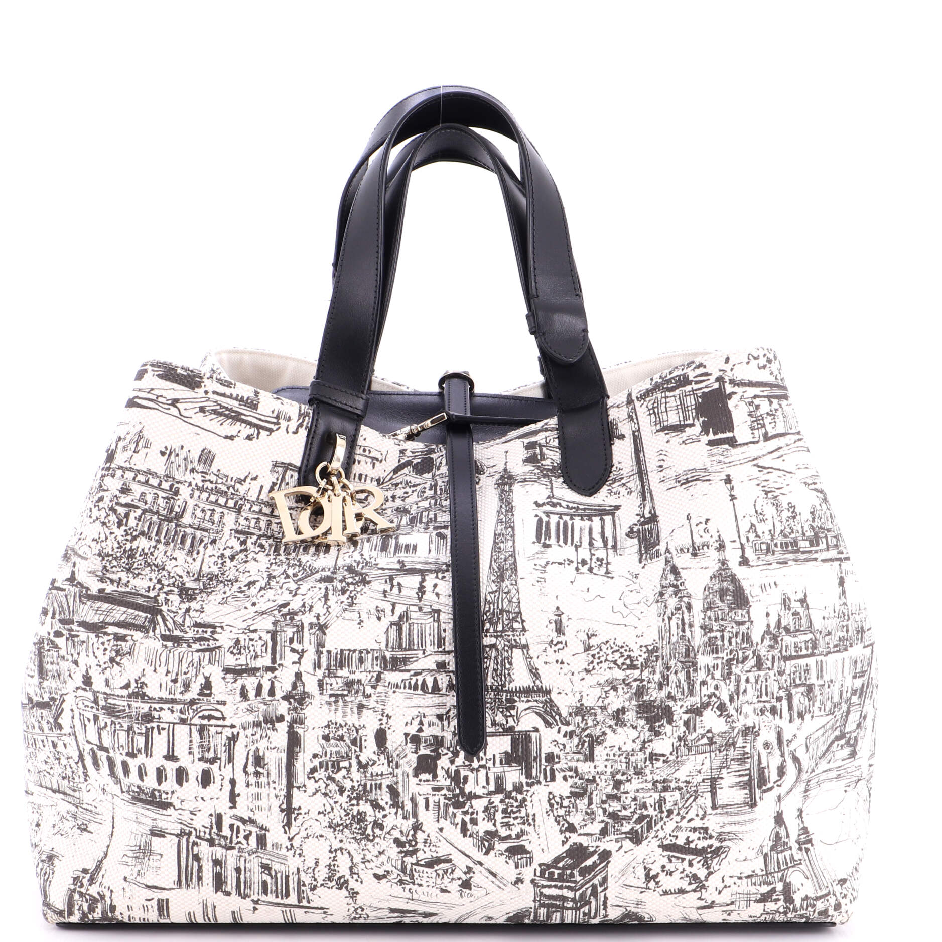Toujours Tote Bag Printed Canvas Large