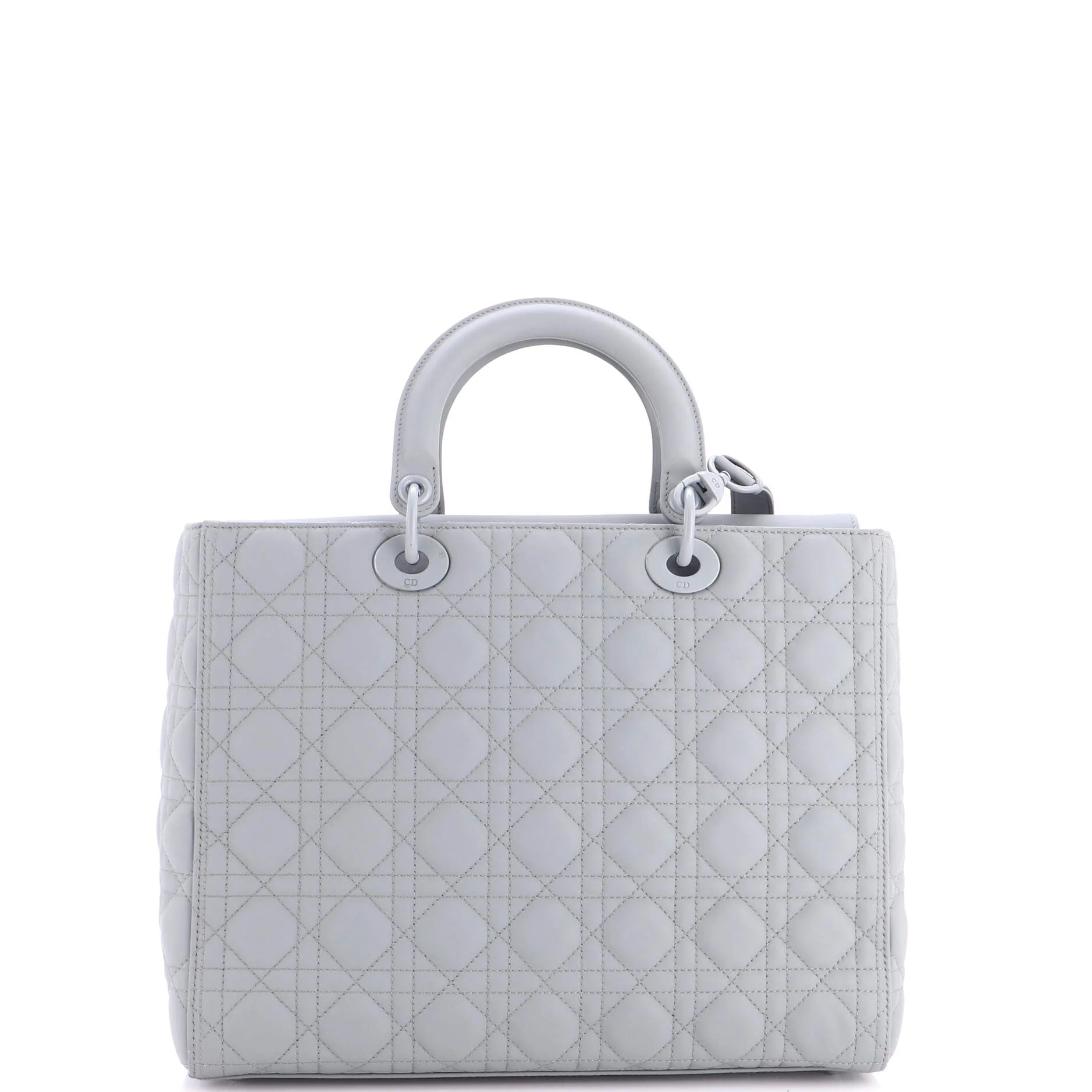 Ultra Matte Lady Dior Bag Cannage Quilt Calfskin Large - Image 3