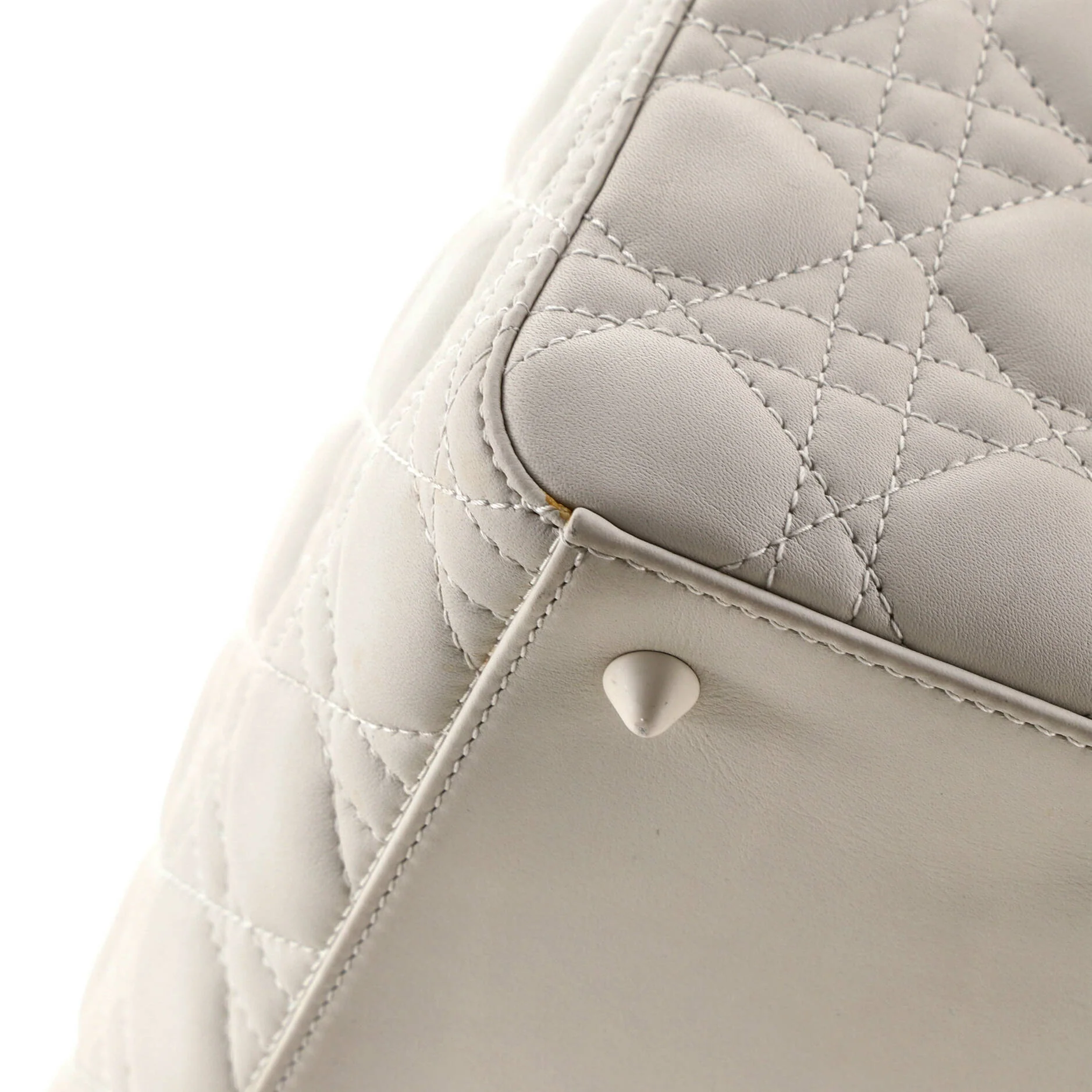 Ultra Matte Lady Dior Bag Cannage Quilt Calfskin Medium - Image 7