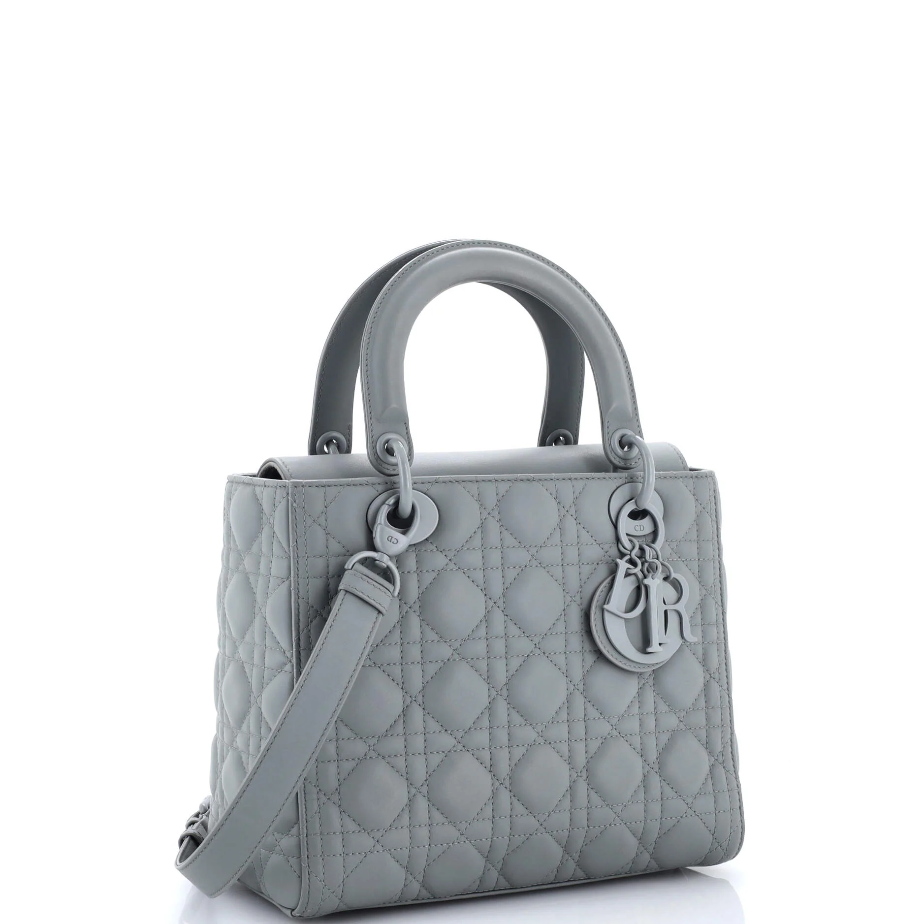 Ultra Matte Lady Dior Bag Cannage Quilt Calfskin Medium - Image 2