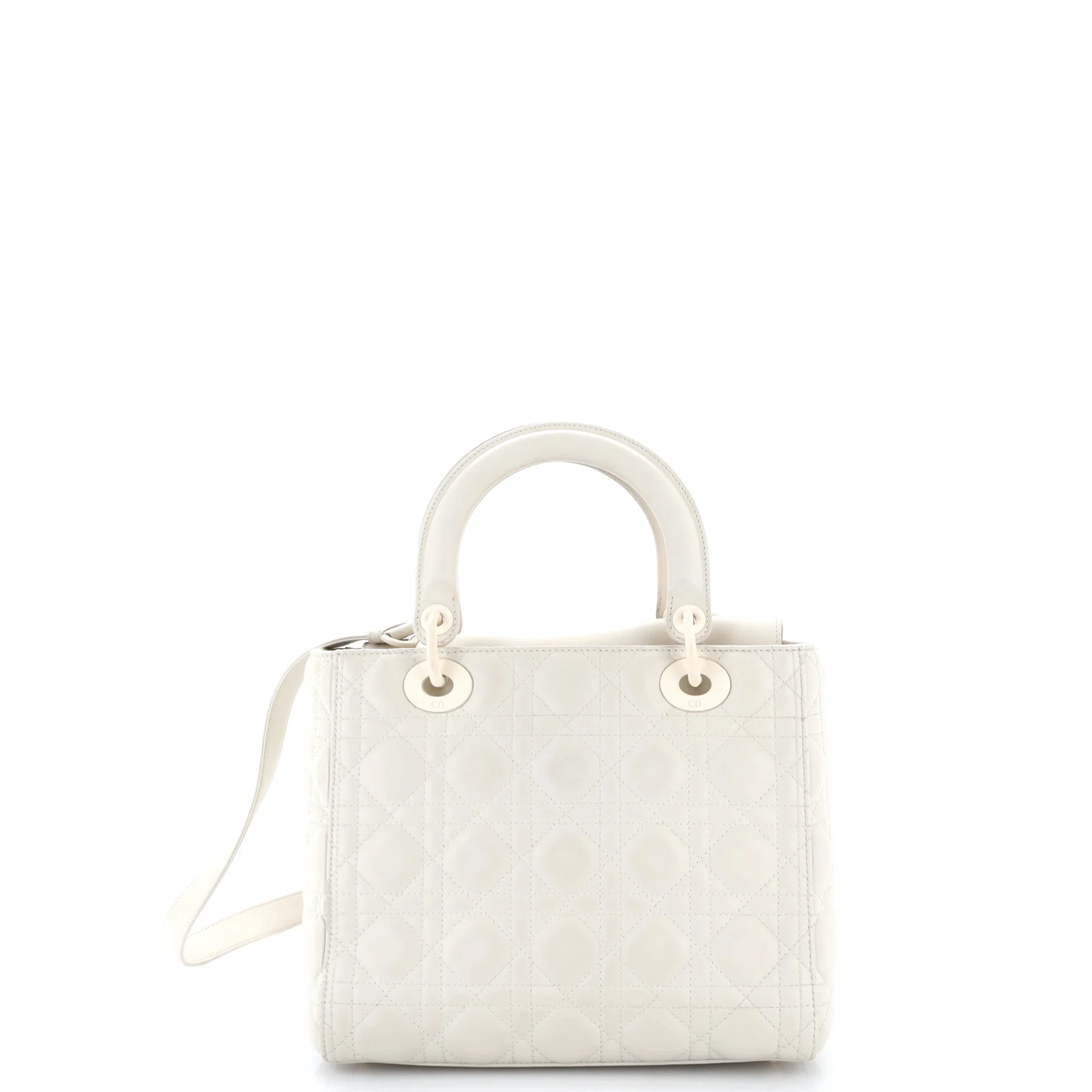 Ultra Matte Lady Dior Bag Cannage Quilt Calfskin Medium - Image 3