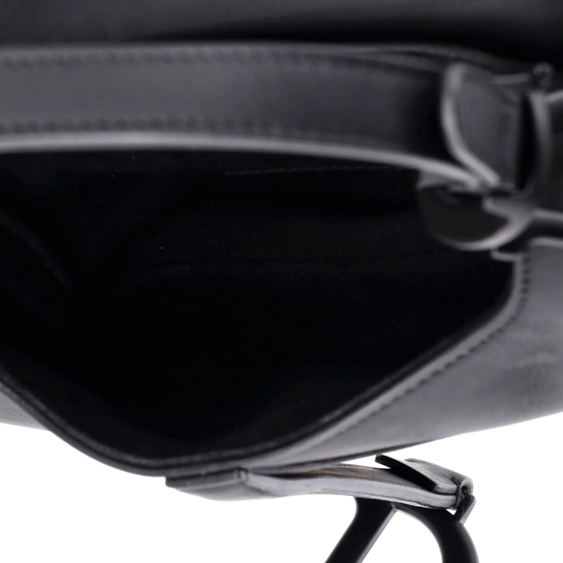 Ultra Matte Saddle Handbag Leather Mini - Image 5