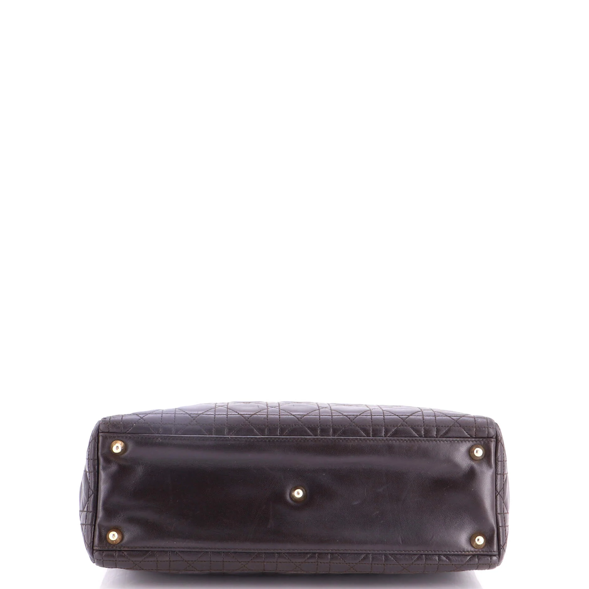Vintage Lady Dior Bag Cannage Quilt Lambskin Large - Image 4