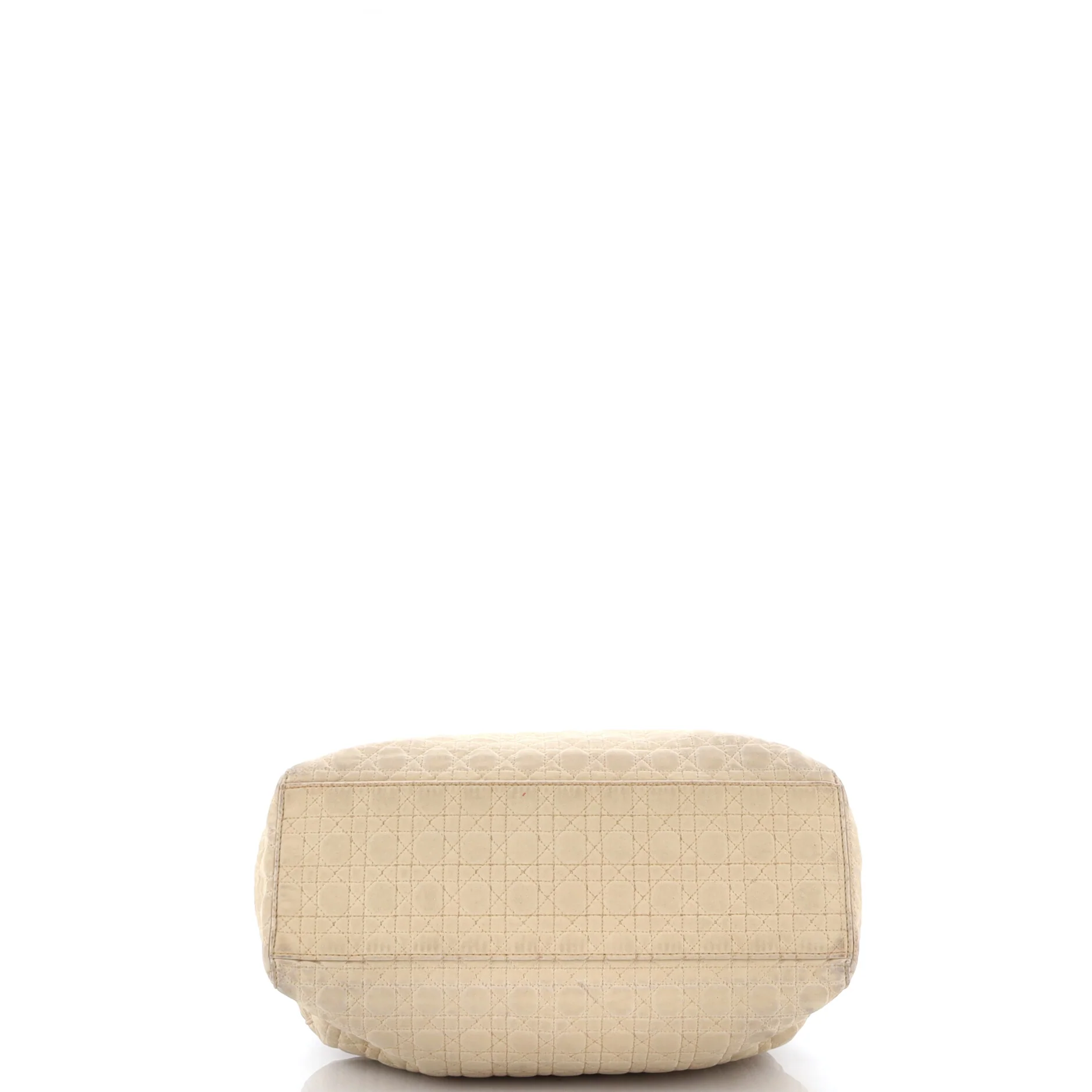 Vintage Lady Dior Bag Cannage Quilt Nylon Medium - Image 4