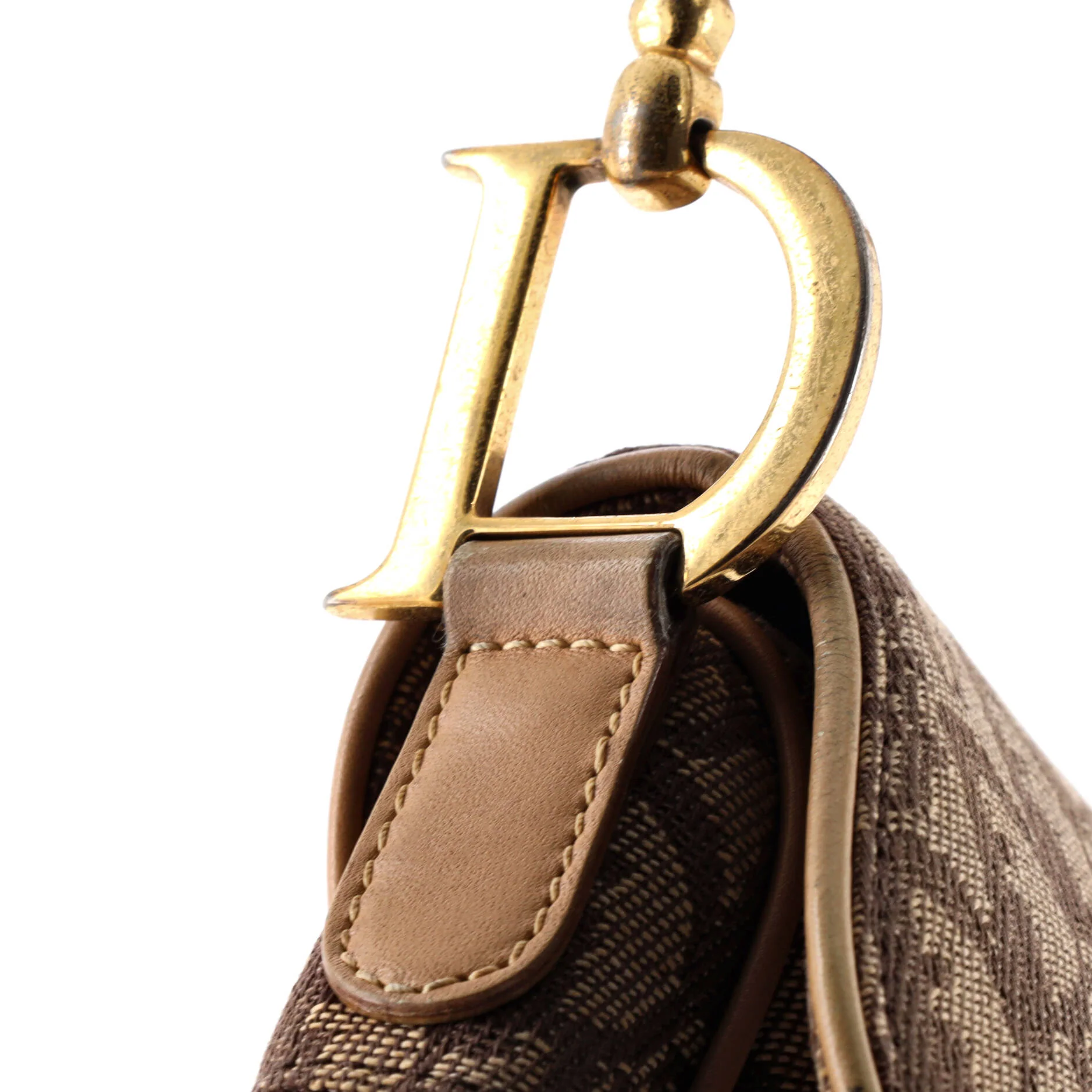 Vintage Saddle Bag Diorissimo Canvas Medium - Image 6