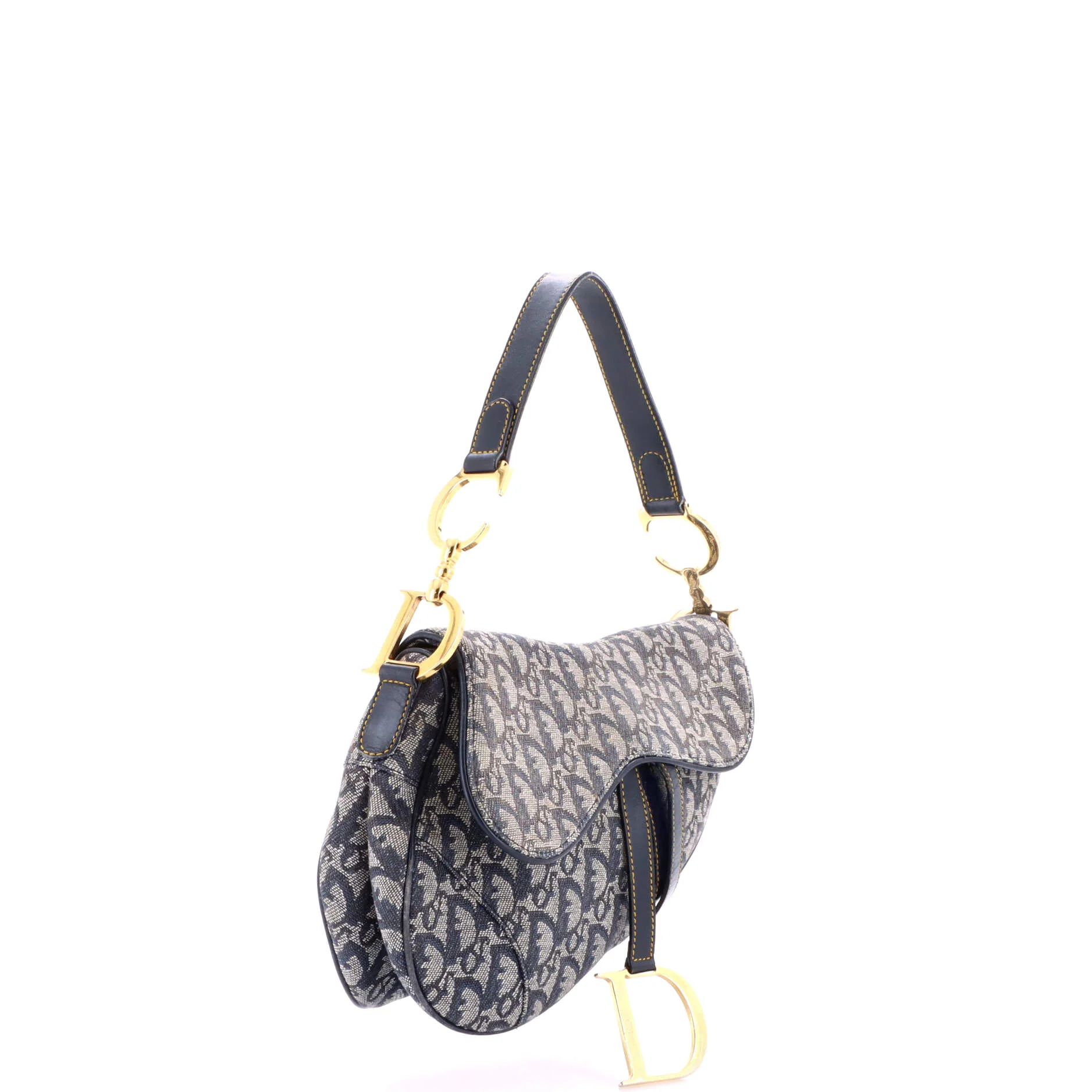 Vintage Saddle Bag Diorissimo Canvas Medium - Image 2