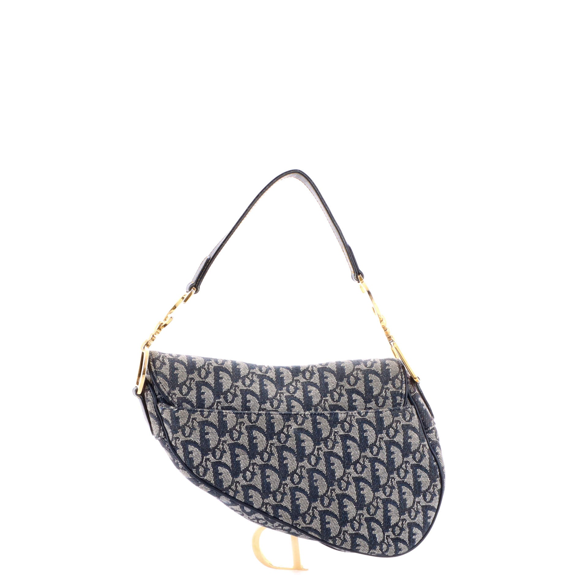 Vintage Saddle Bag Diorissimo Canvas Medium - Image 3