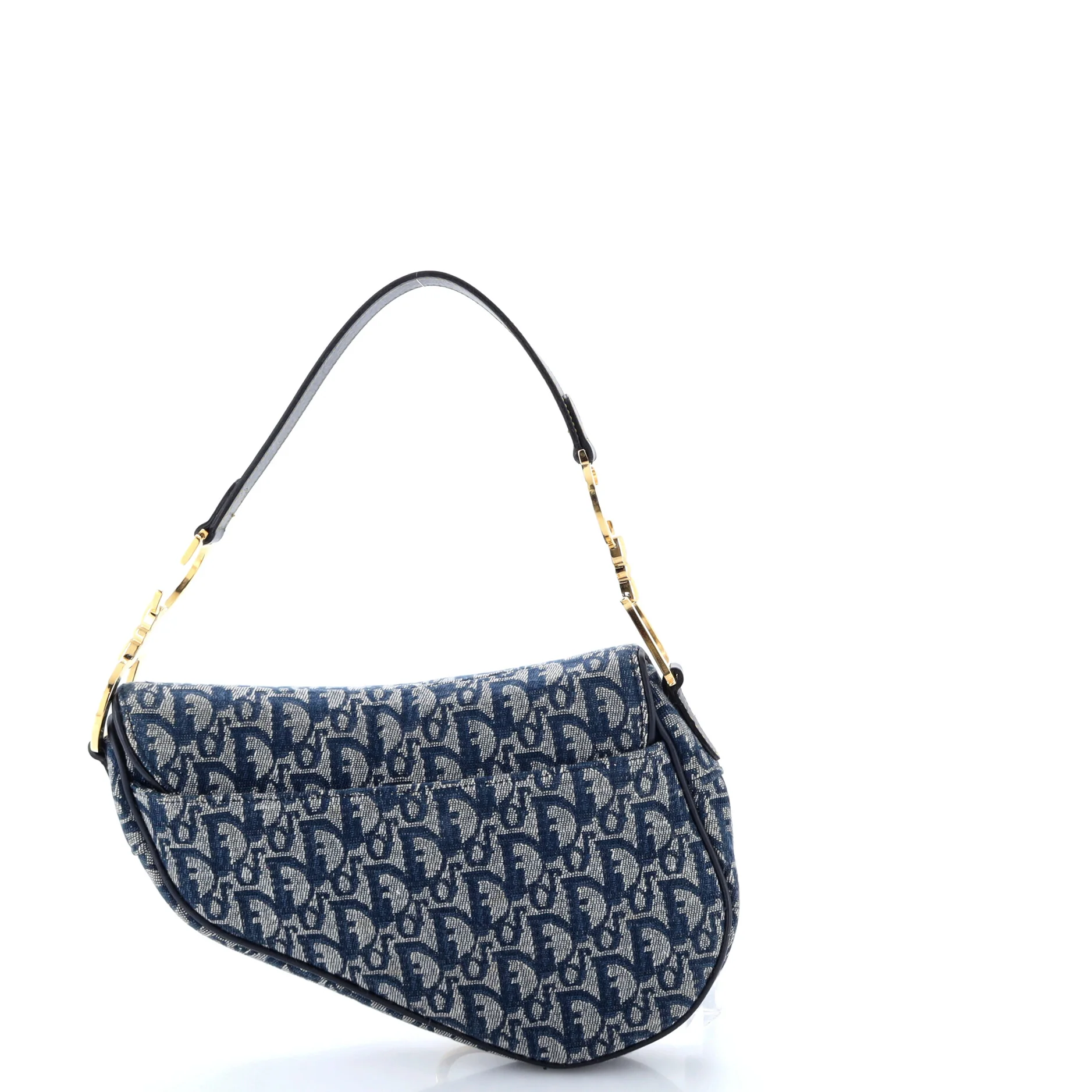 Vintage Saddle Bag Diorissimo Canvas Medium - Image 3