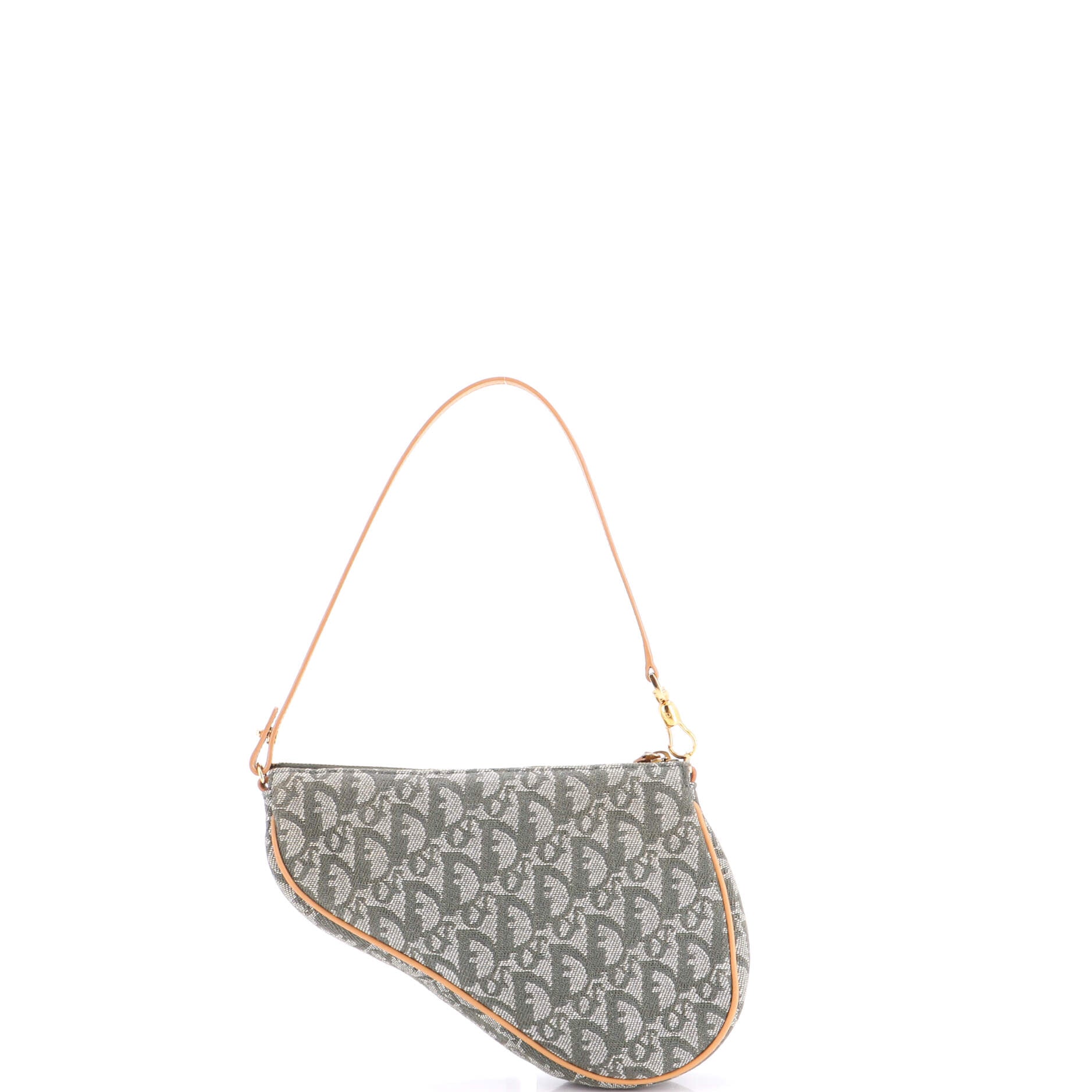 Vintage Saddle Bag Diorissimo Canvas Mini - Image 3