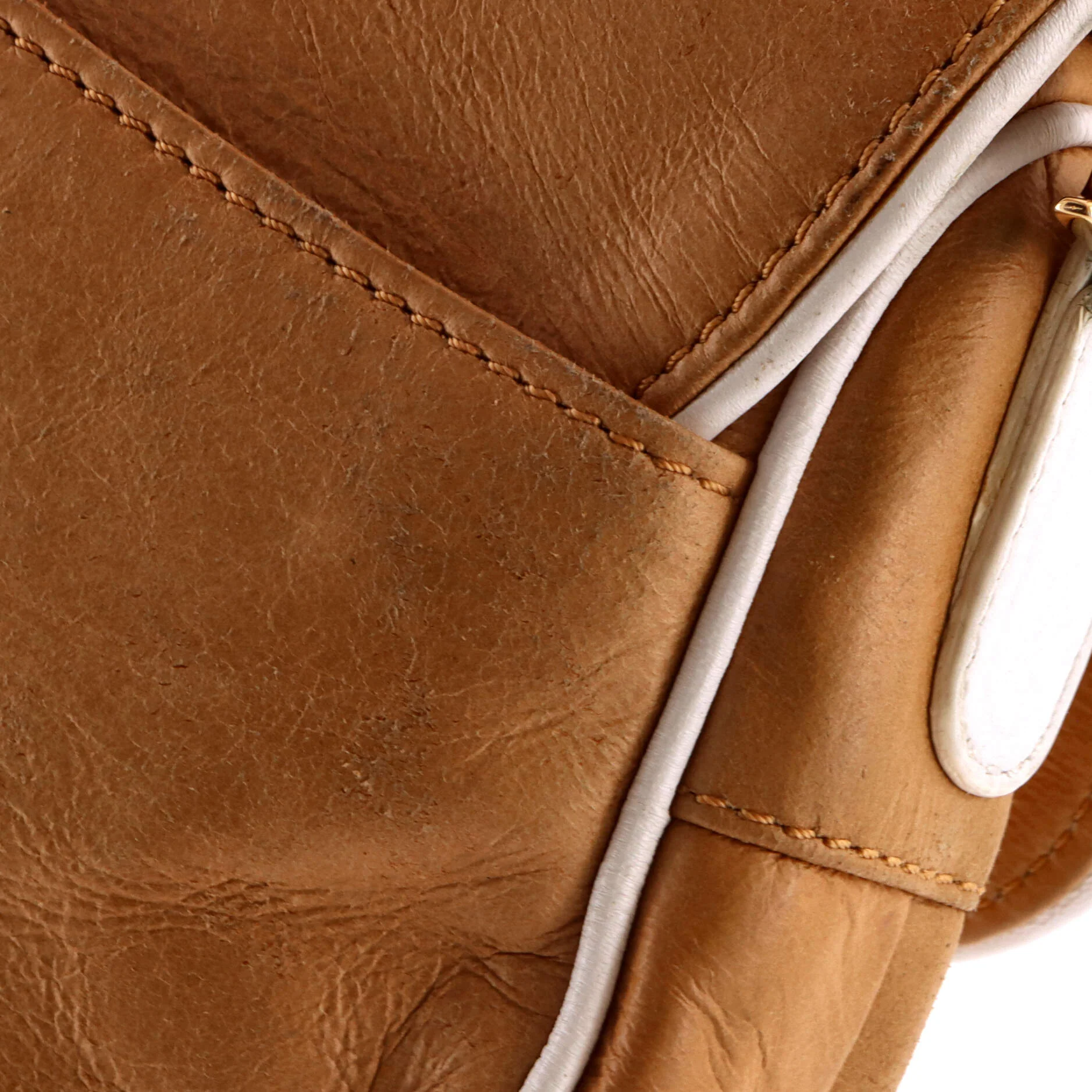 Vintage Saddle Bag Leather Medium - Image 7