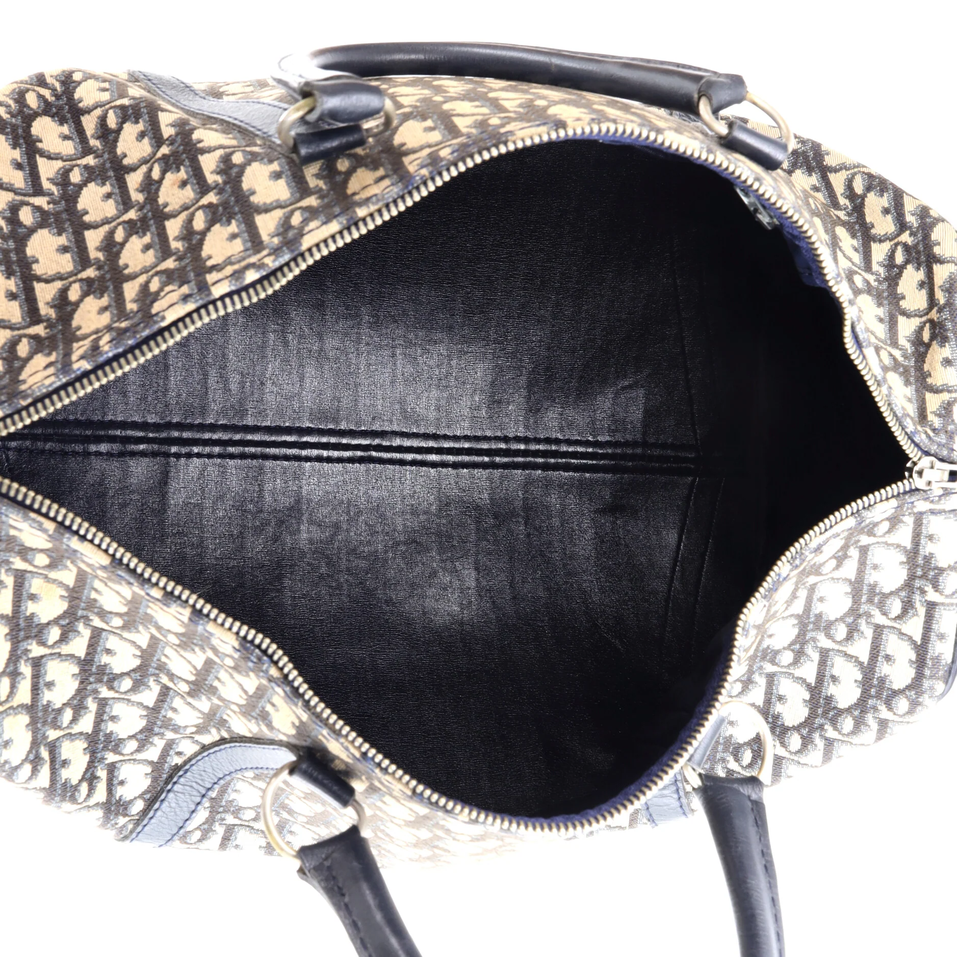 Vintage Trotter Boston Bag Diorissimo Canvas Large - Image 5