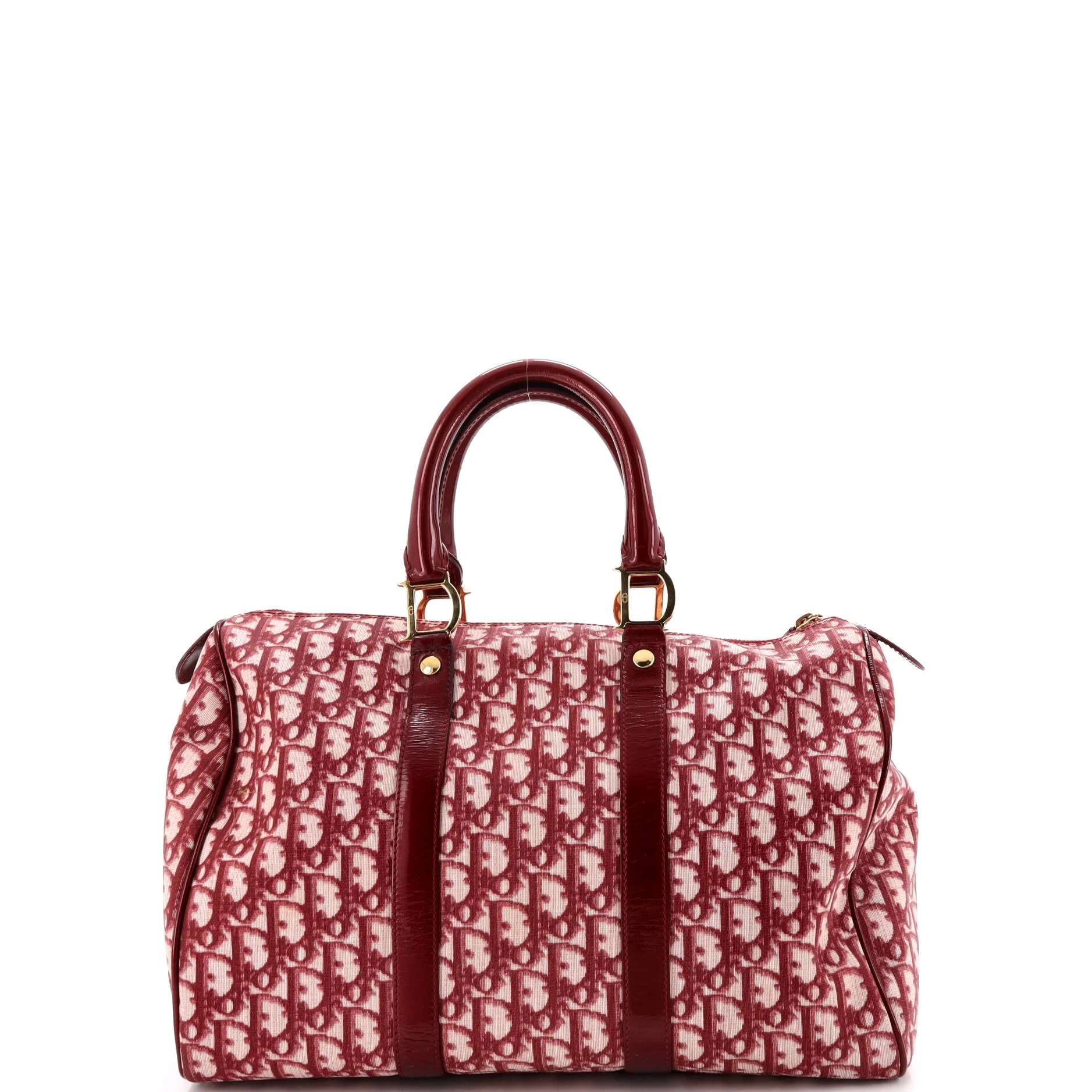 Vintage Trotter Boston Bag Diorissimo Canvas Medium - Image 3