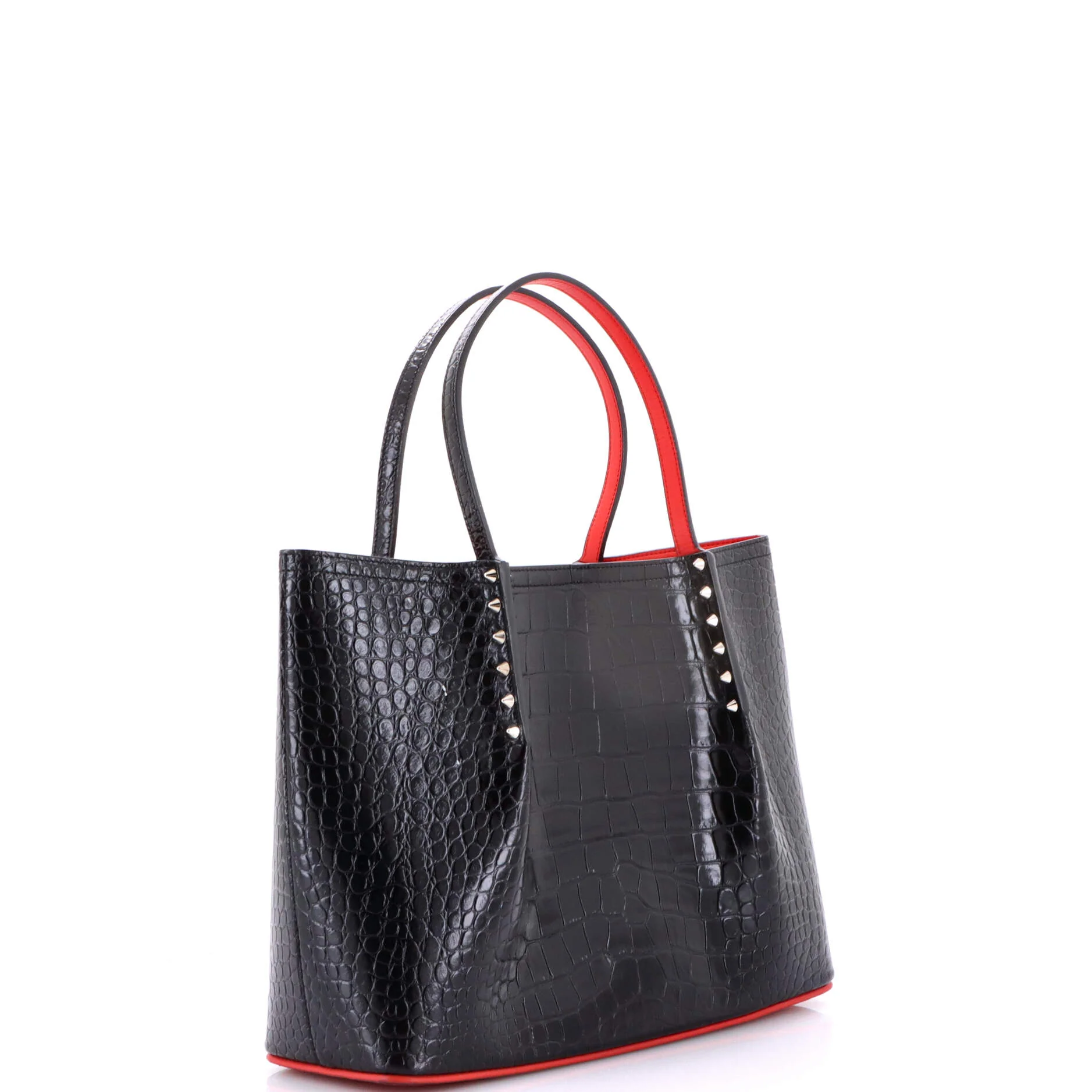 Cabarock Tote Crocodile Embossed Leather Small - Image 2