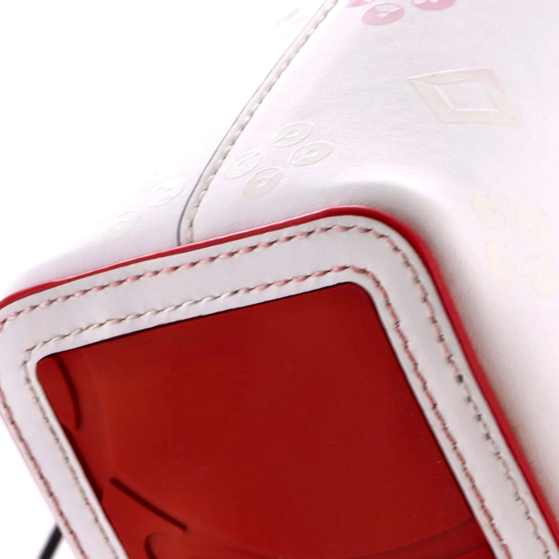 Cabata East West Tote Degrade Monogram Printed Leather Mini - Image 6