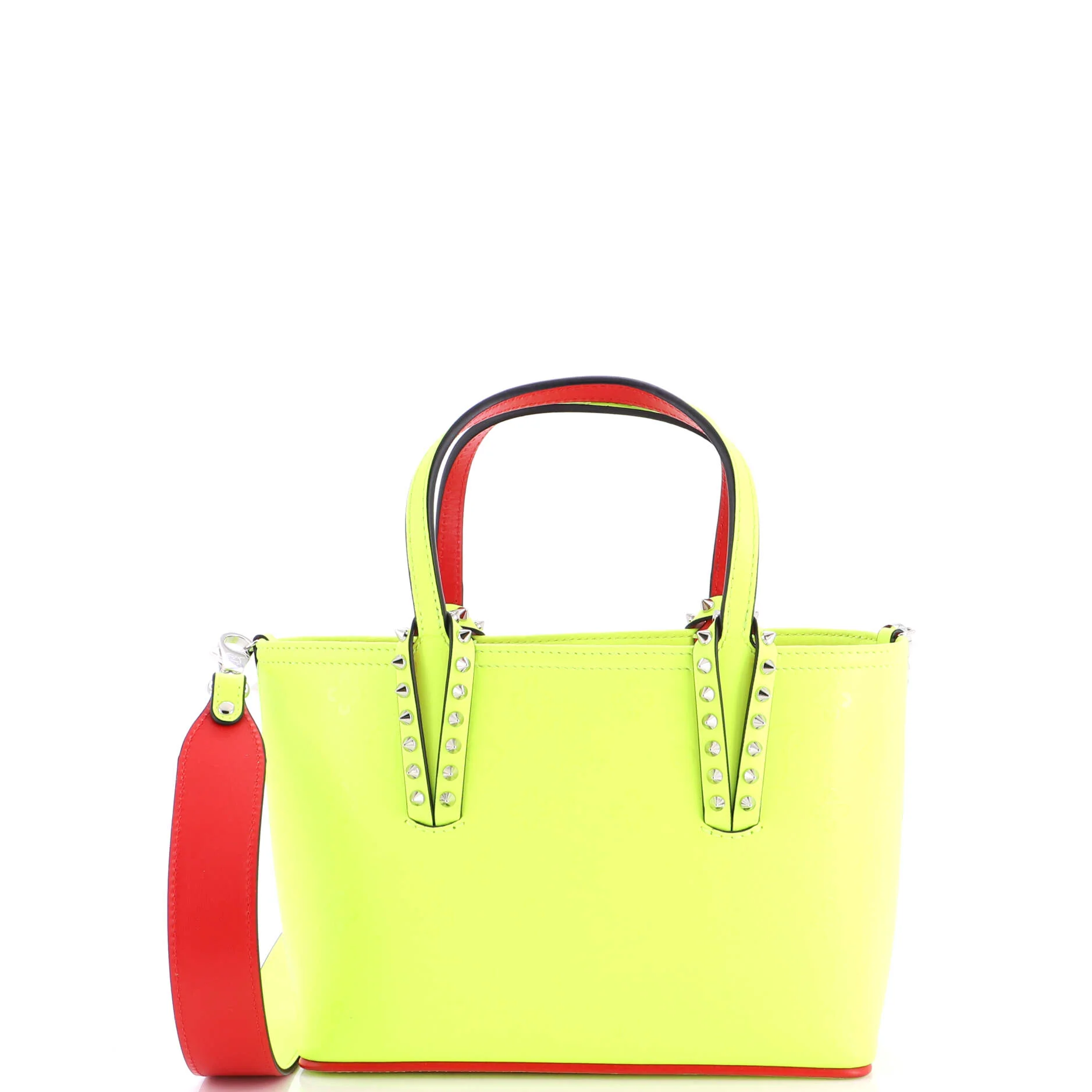 Cabata East West Tote Embossed Leather Mini