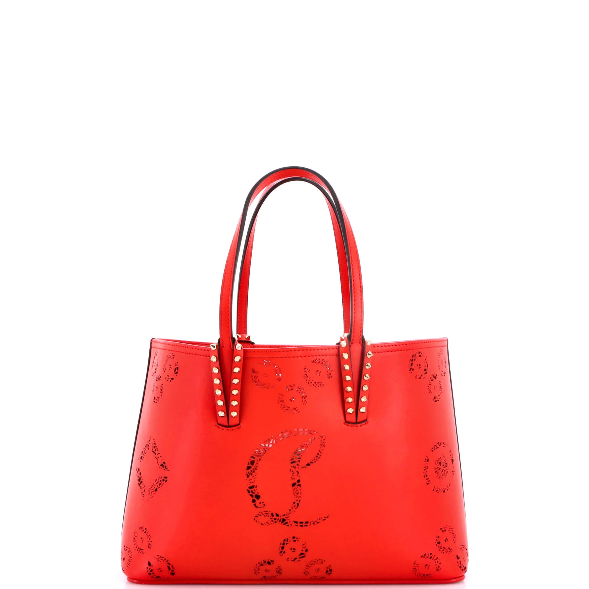 Cabata East West Tote Perforated Leather Small - Image 4