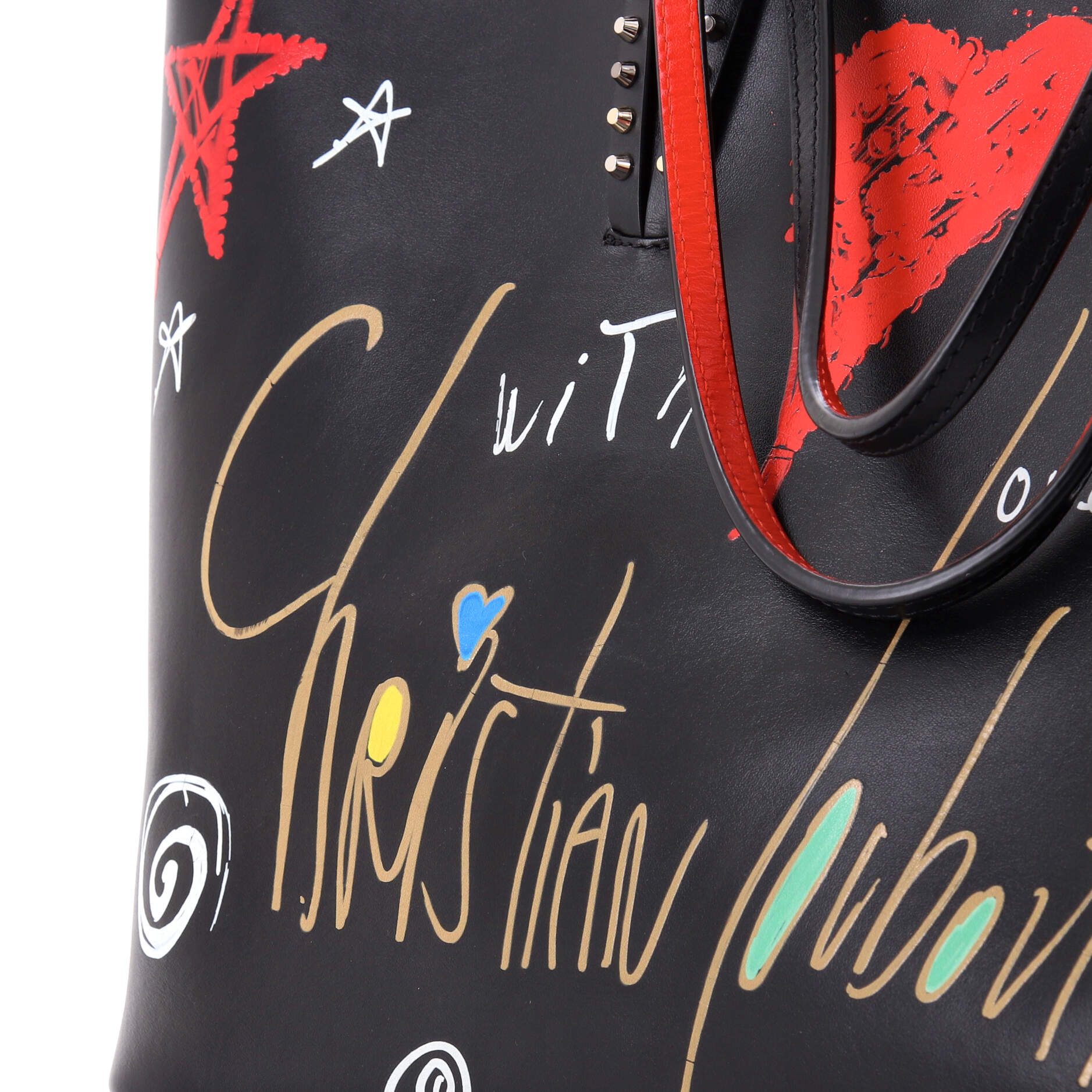 Cabata East West Tote Printed Leather Large - Image 8