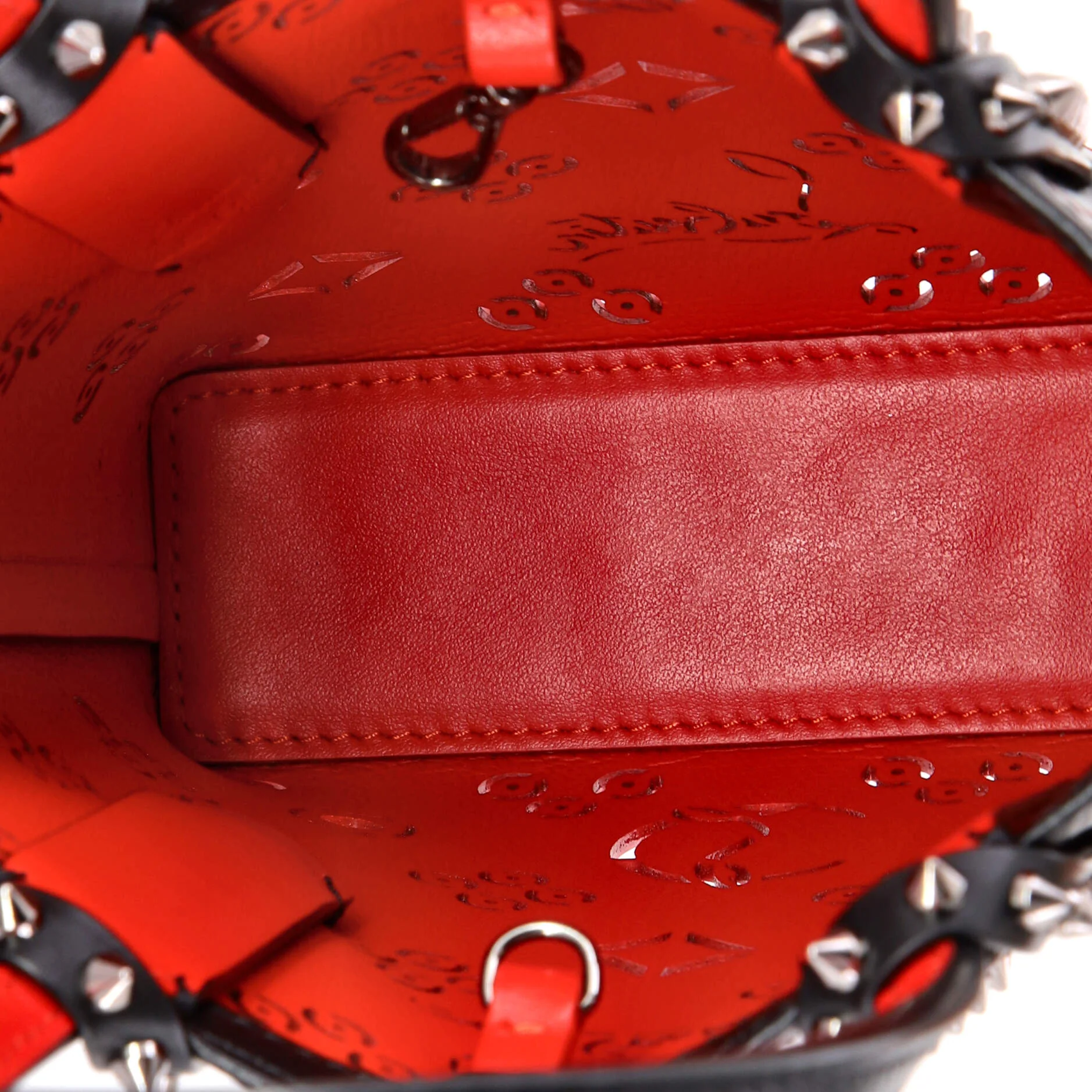 Cabata Tote Perforated Leather Mini - Image 5