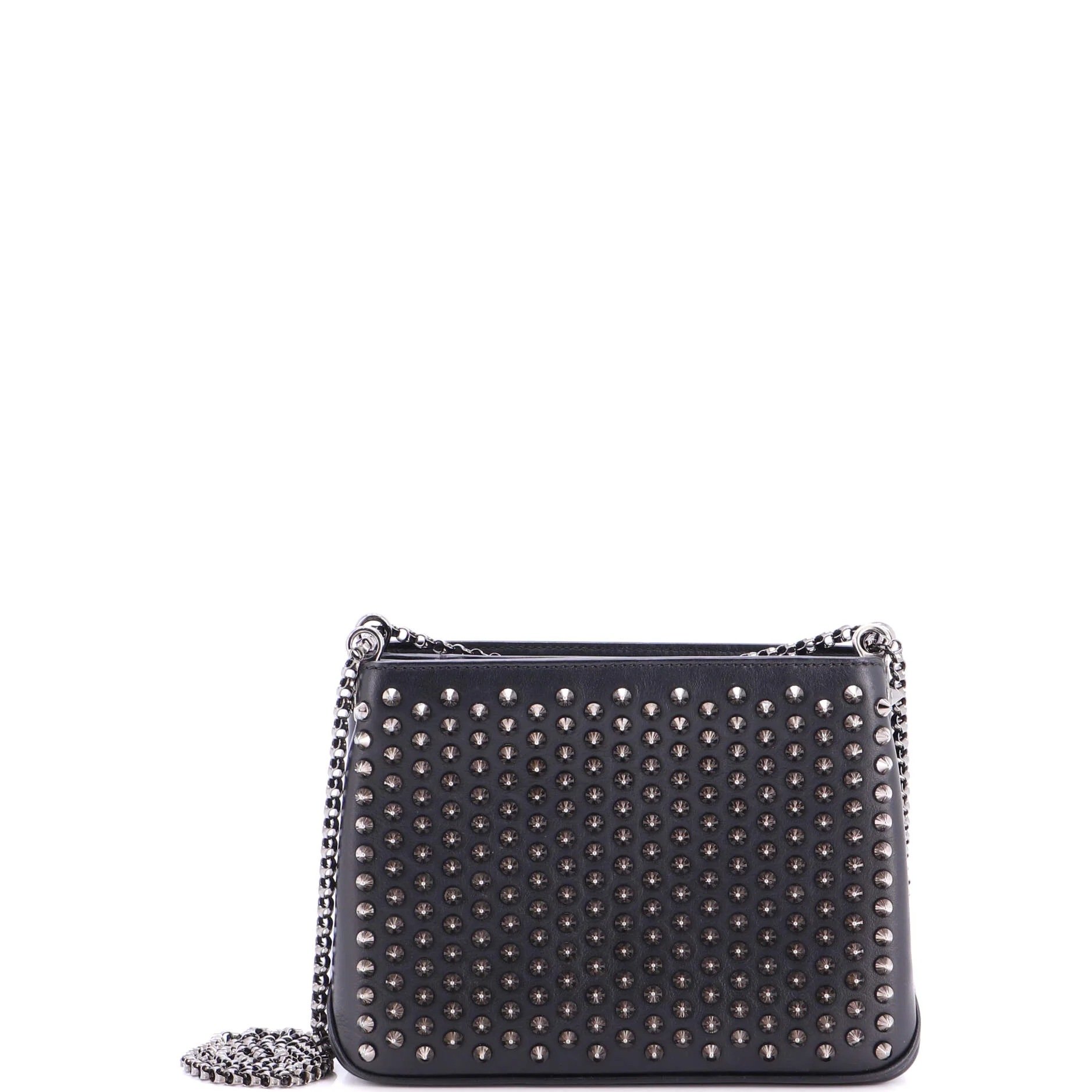 Triloubi Chain Bag Spiked Leather Small