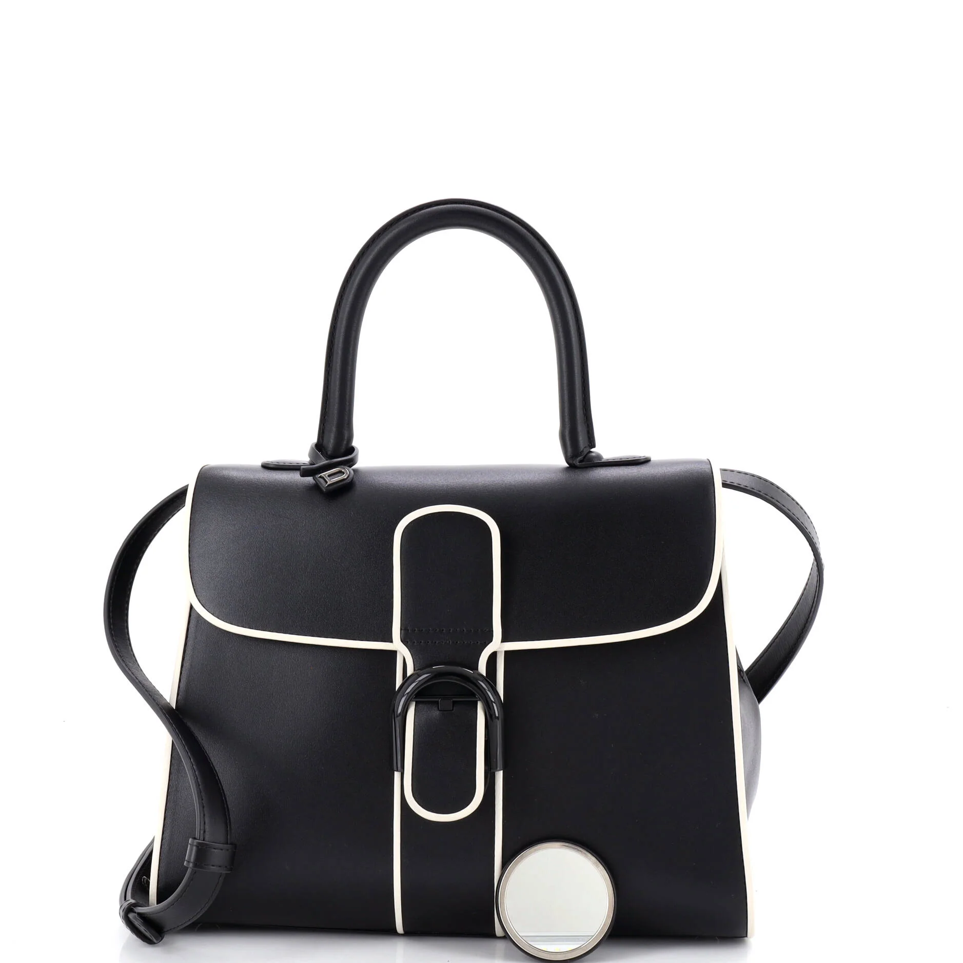 Brillant Top Handle Bag Leather MM - Image 2
