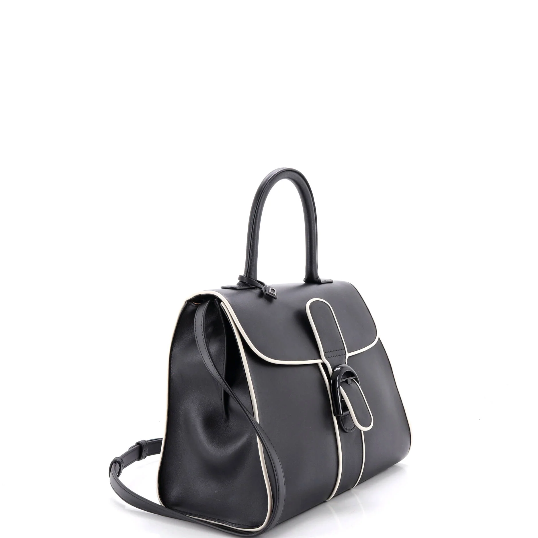 Brillant Top Handle Bag Leather MM - Image 2