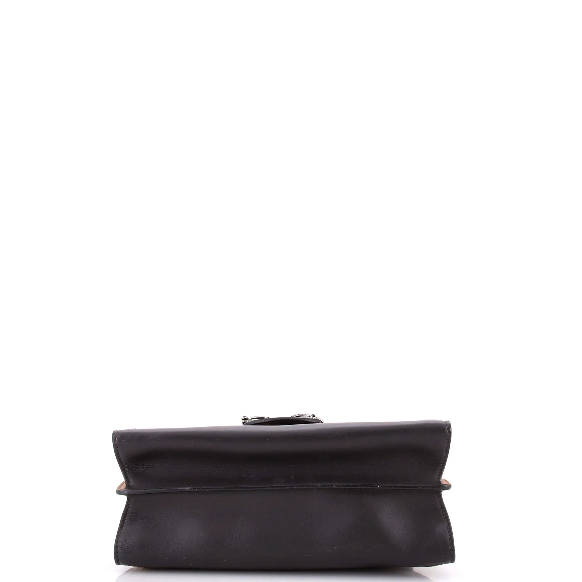 Amore Flap Shoulder Bag Leather with Suede Small - Image 4