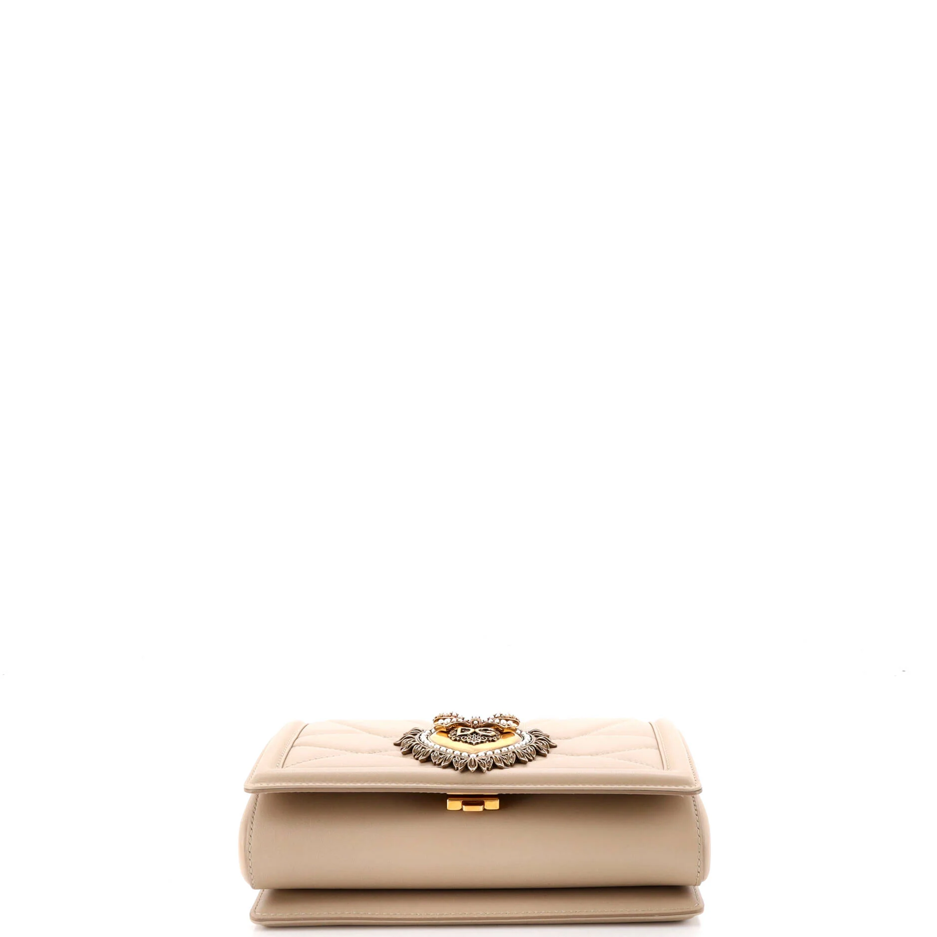 Devotion Full Flap Shoulder Bag Quilted Leather Small - Image 4