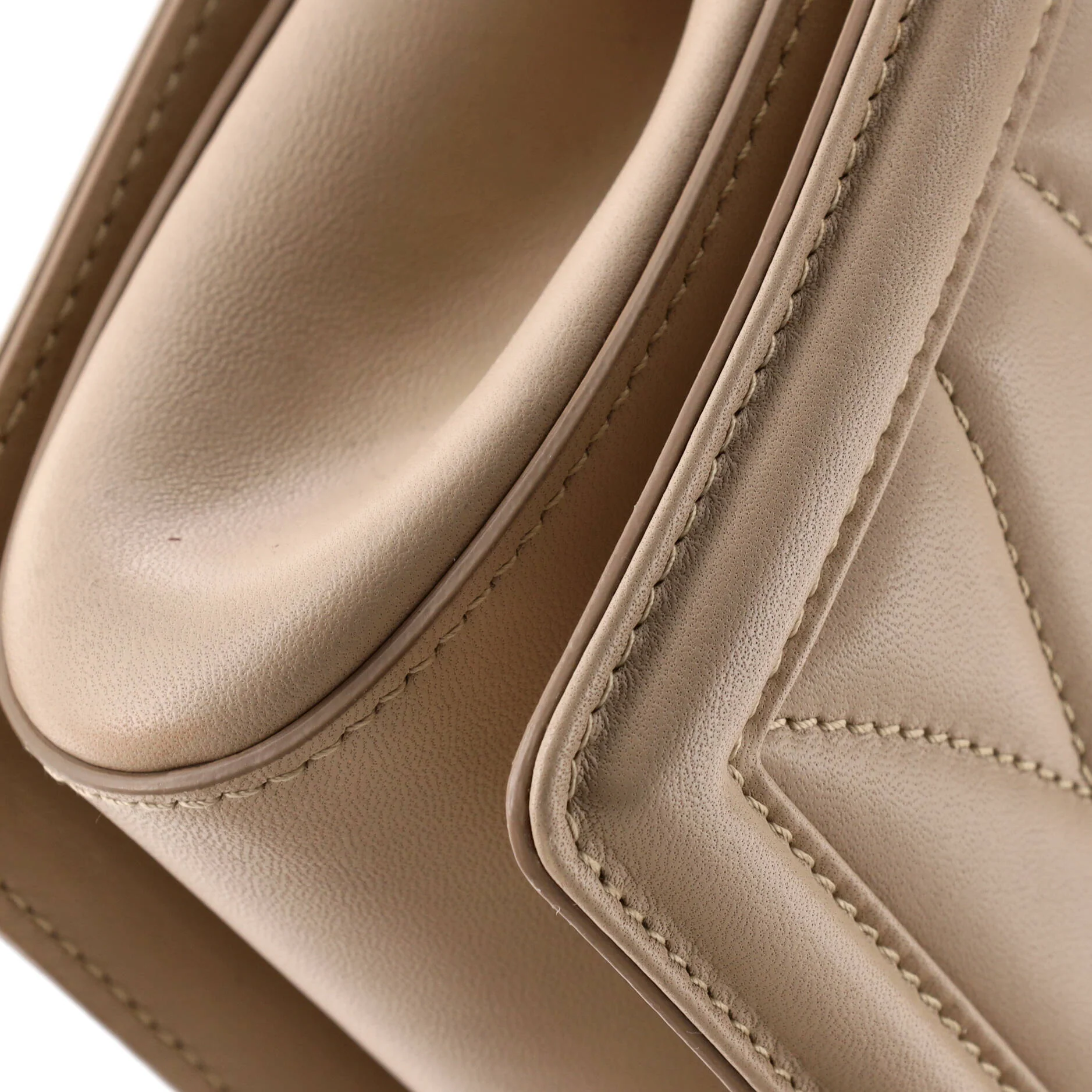 Devotion Full Flap Shoulder Bag Quilted Leather Small - Image 6