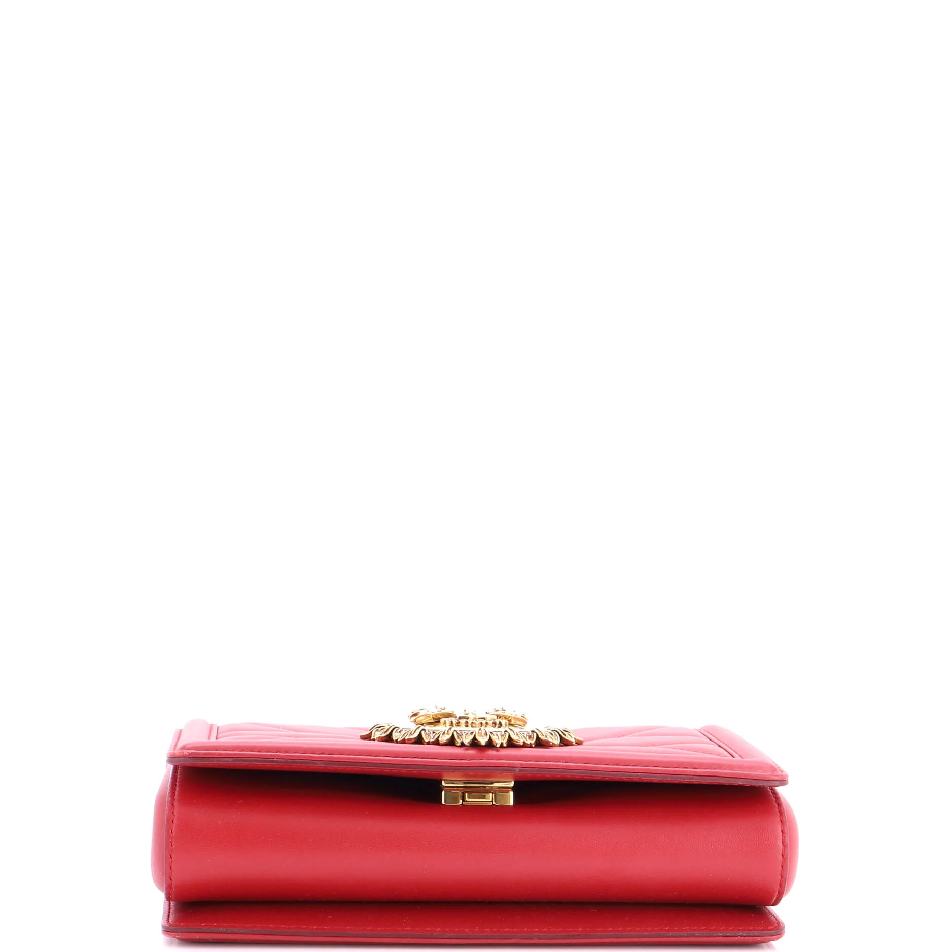 Devotion Full Flap Shoulder Bag Quilted Leather Small - Image 4