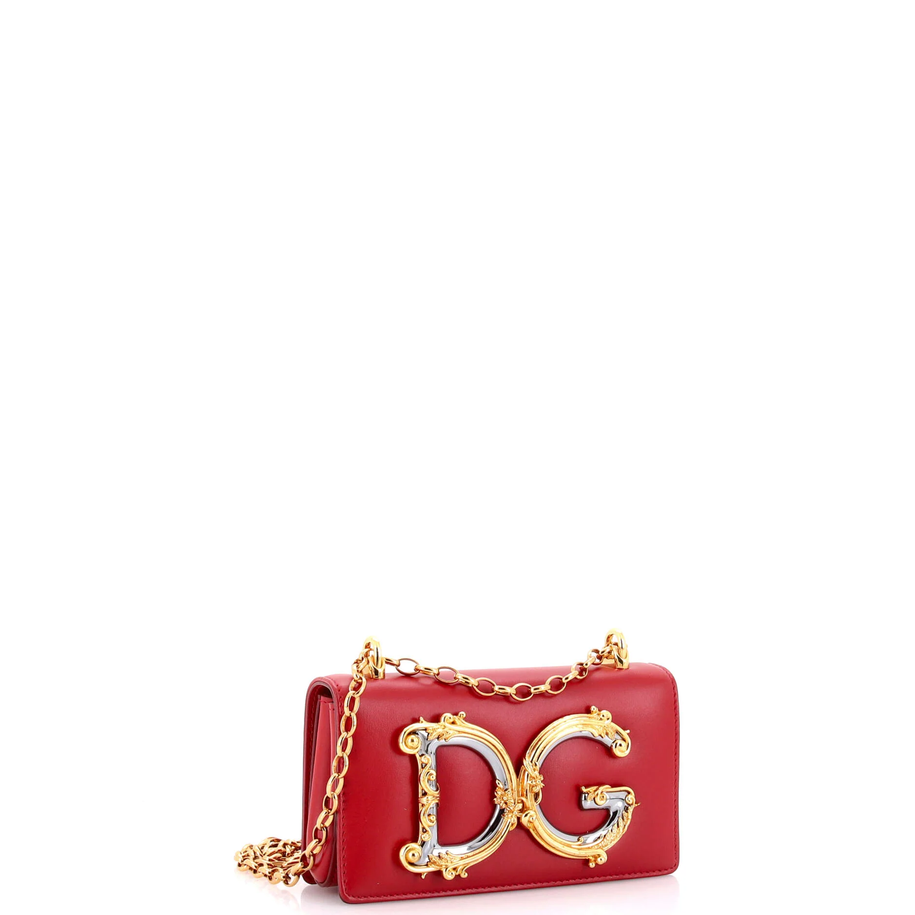 DG Girls Flap Bag Embellished Leather Mini - Image 2